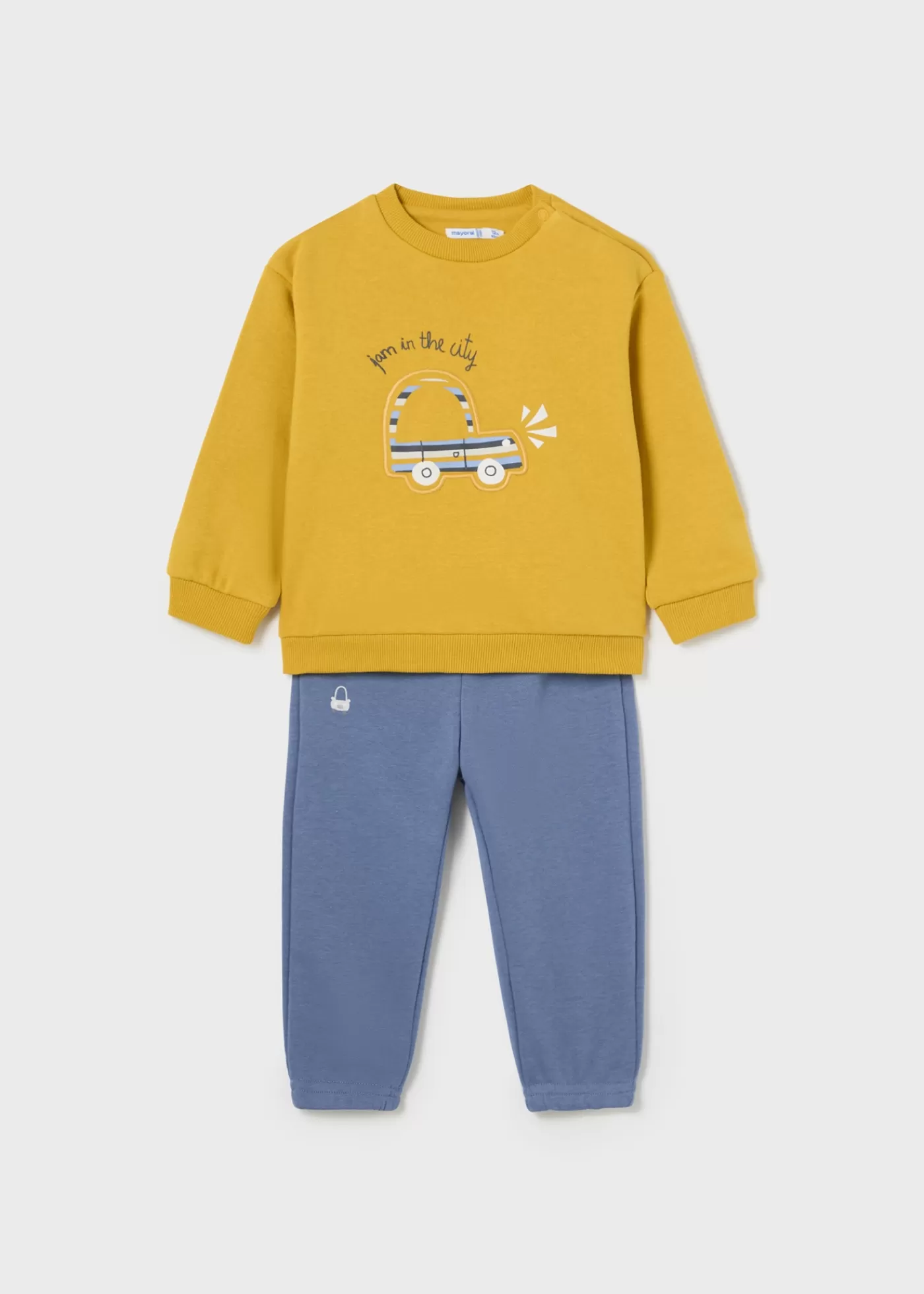 Mayoral Baby 2 Piece Car Tracksuit Pollen Outlet