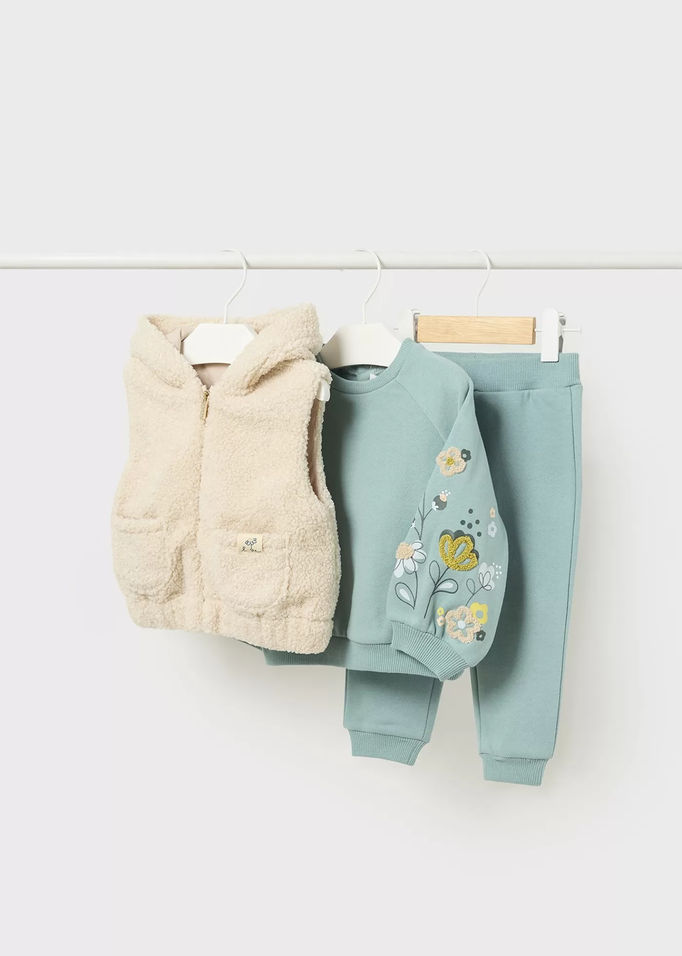 Mayoral Baby 3 Piece Tracksuit Esmerald Hot