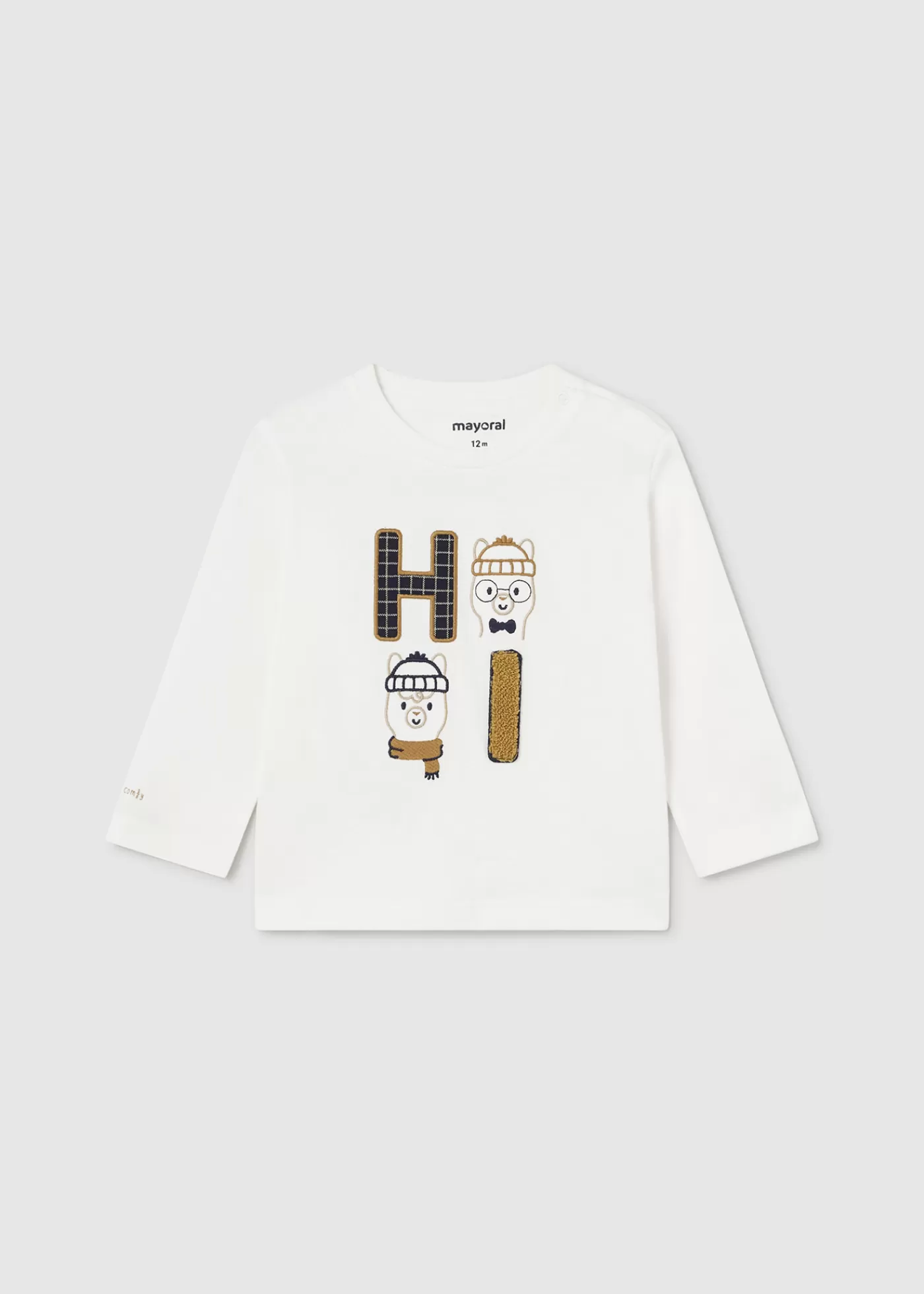 Mayoral Baby Alpaca T-Shirt Cream Outlet