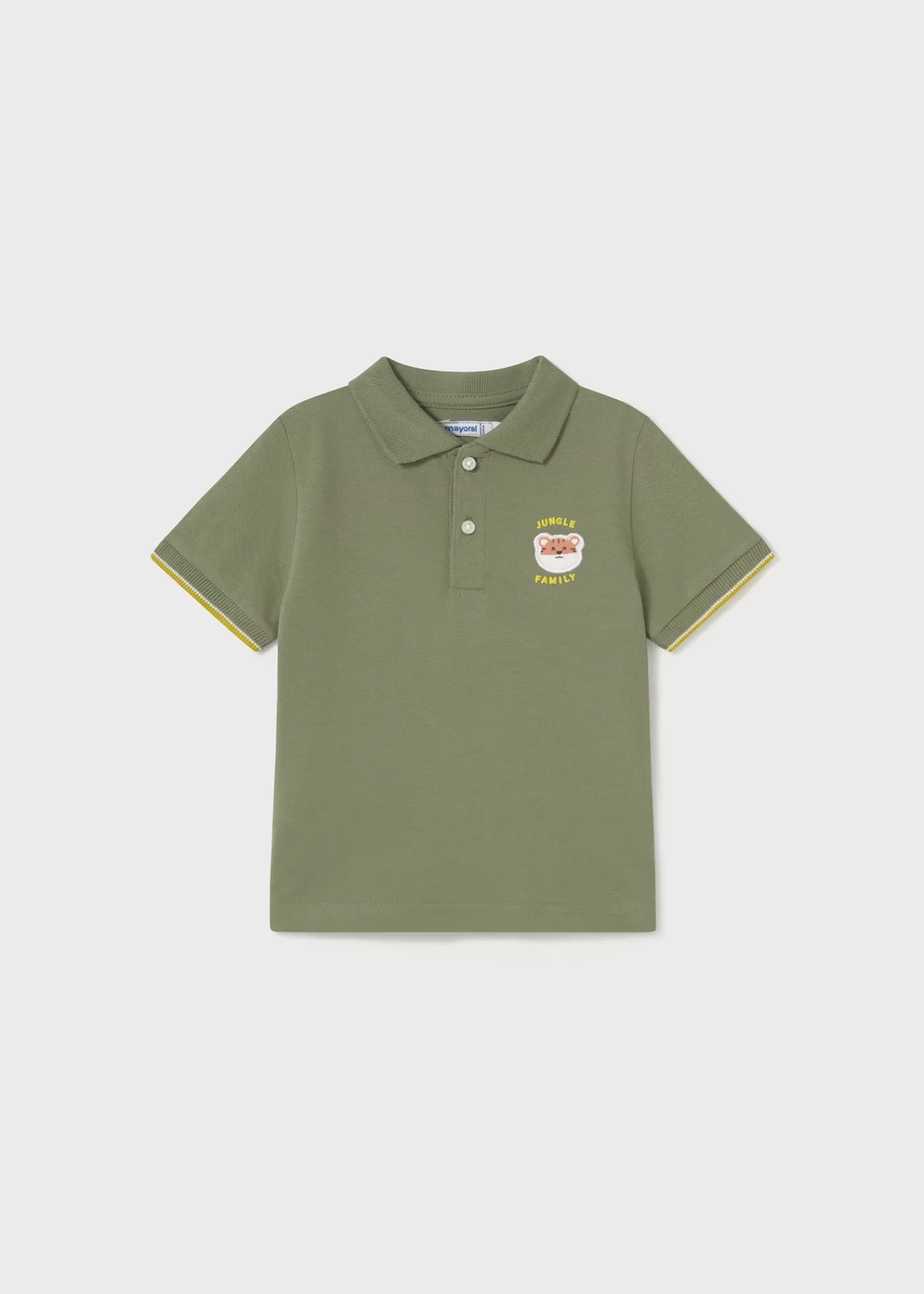 Mayoral Baby Applique Polo Shirt Sage Best