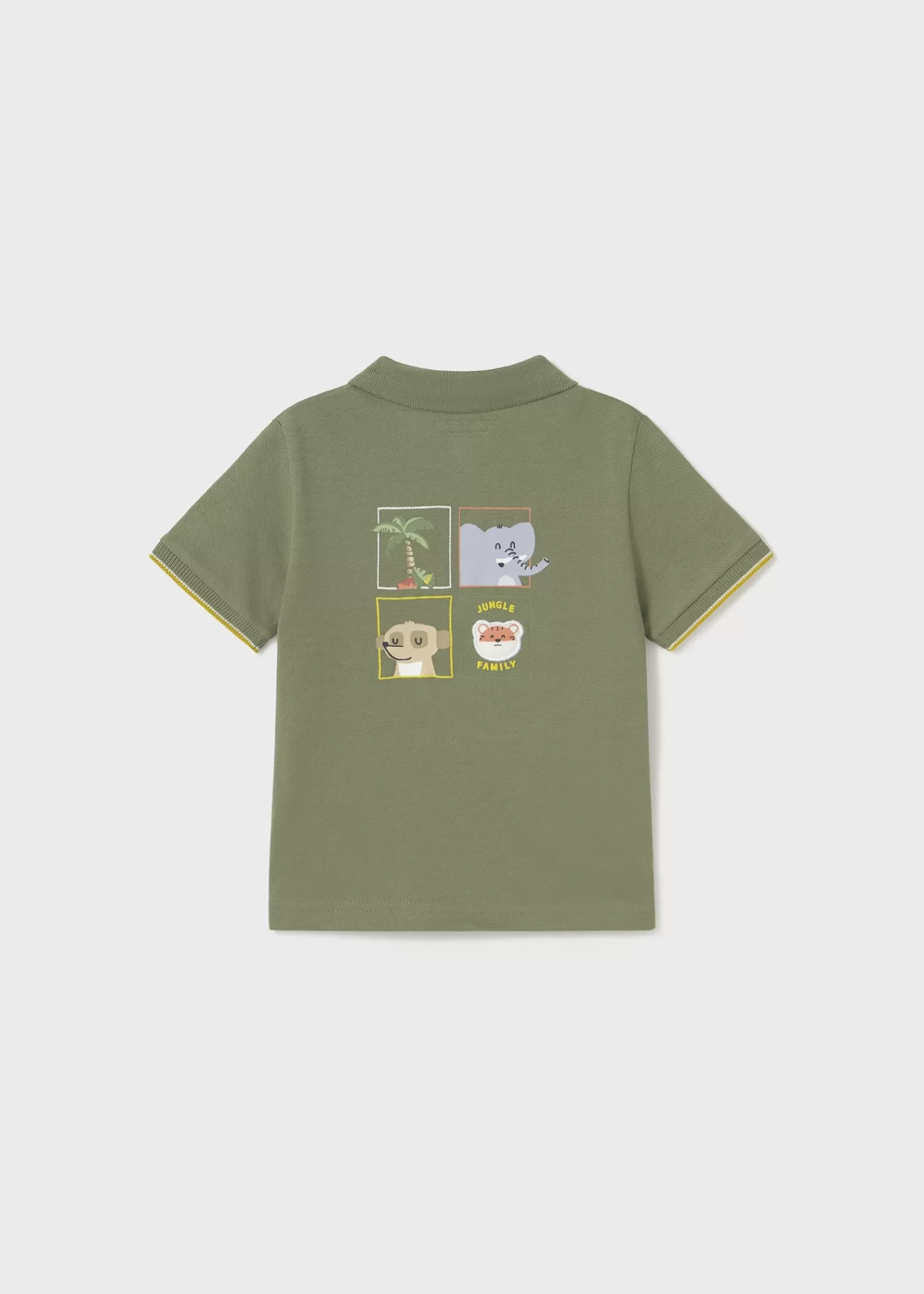 Mayoral Baby Applique Polo Shirt Sage Best
