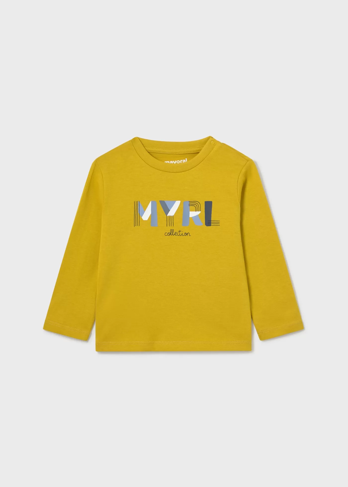 Mayoral Baby Basic Letters T-Shirt Pollen Sale