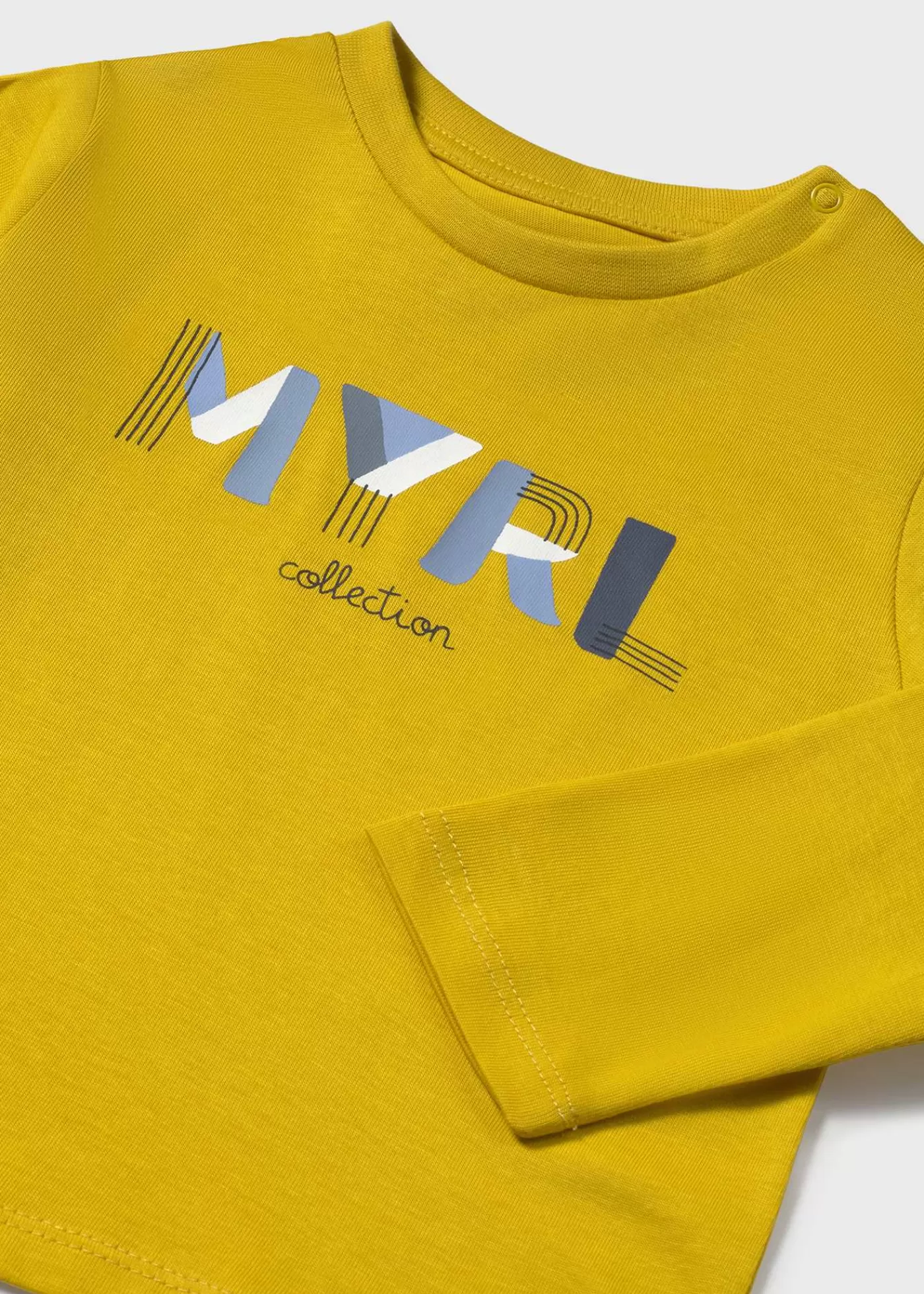 Mayoral Baby Basic Letters T-Shirt Pollen Sale