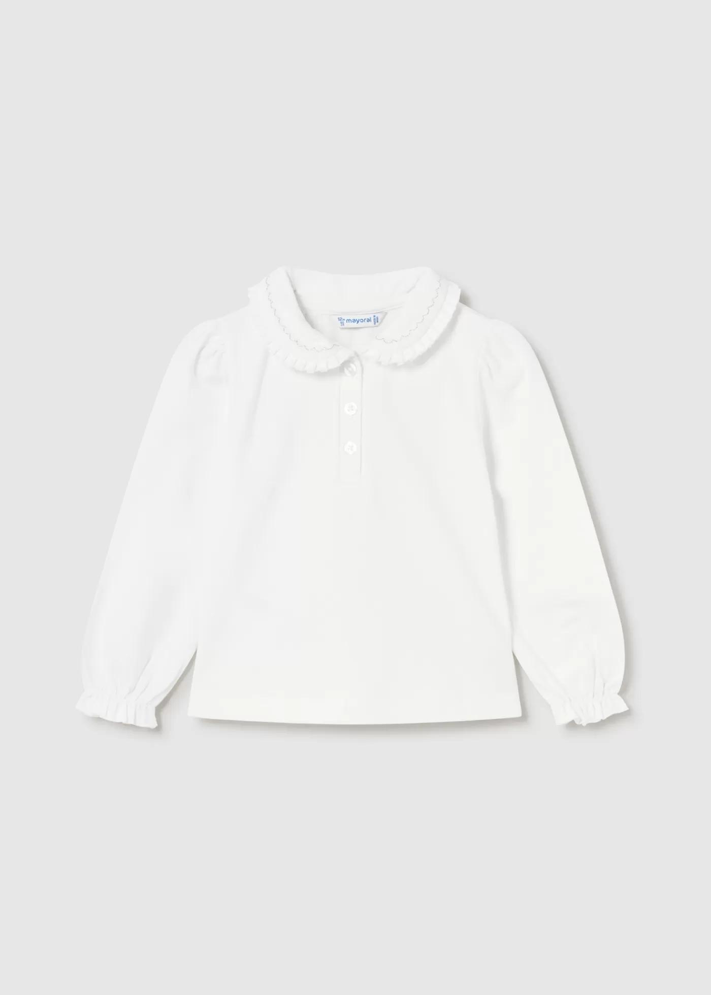 Mayoral Baby Basic Polo Shirt Offwhite New