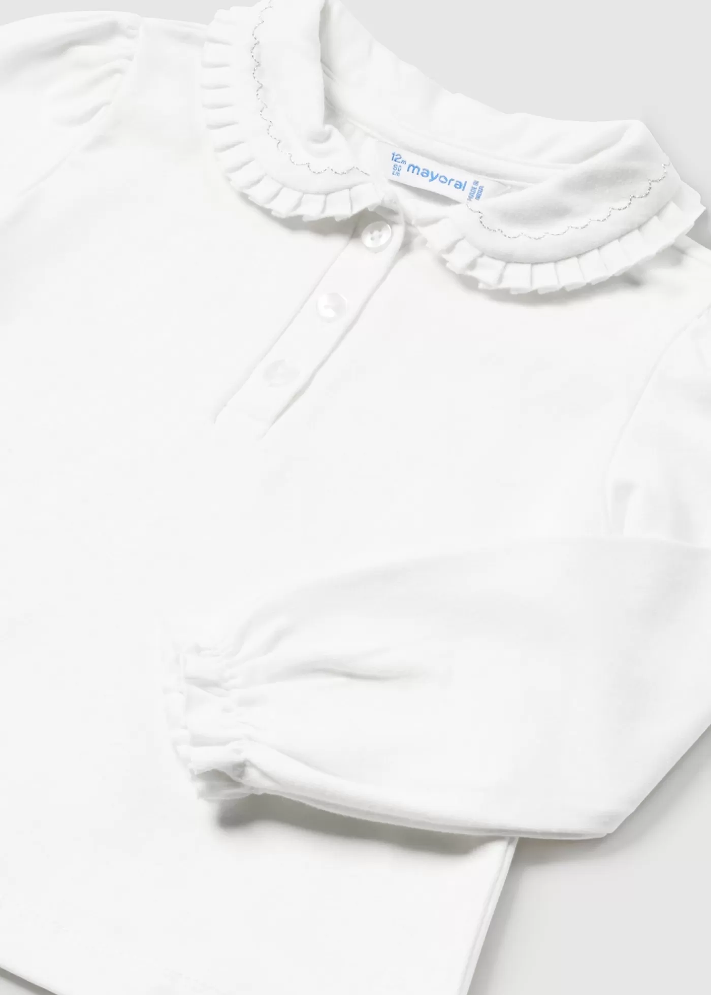 Mayoral Baby Basic Polo Shirt Offwhite New