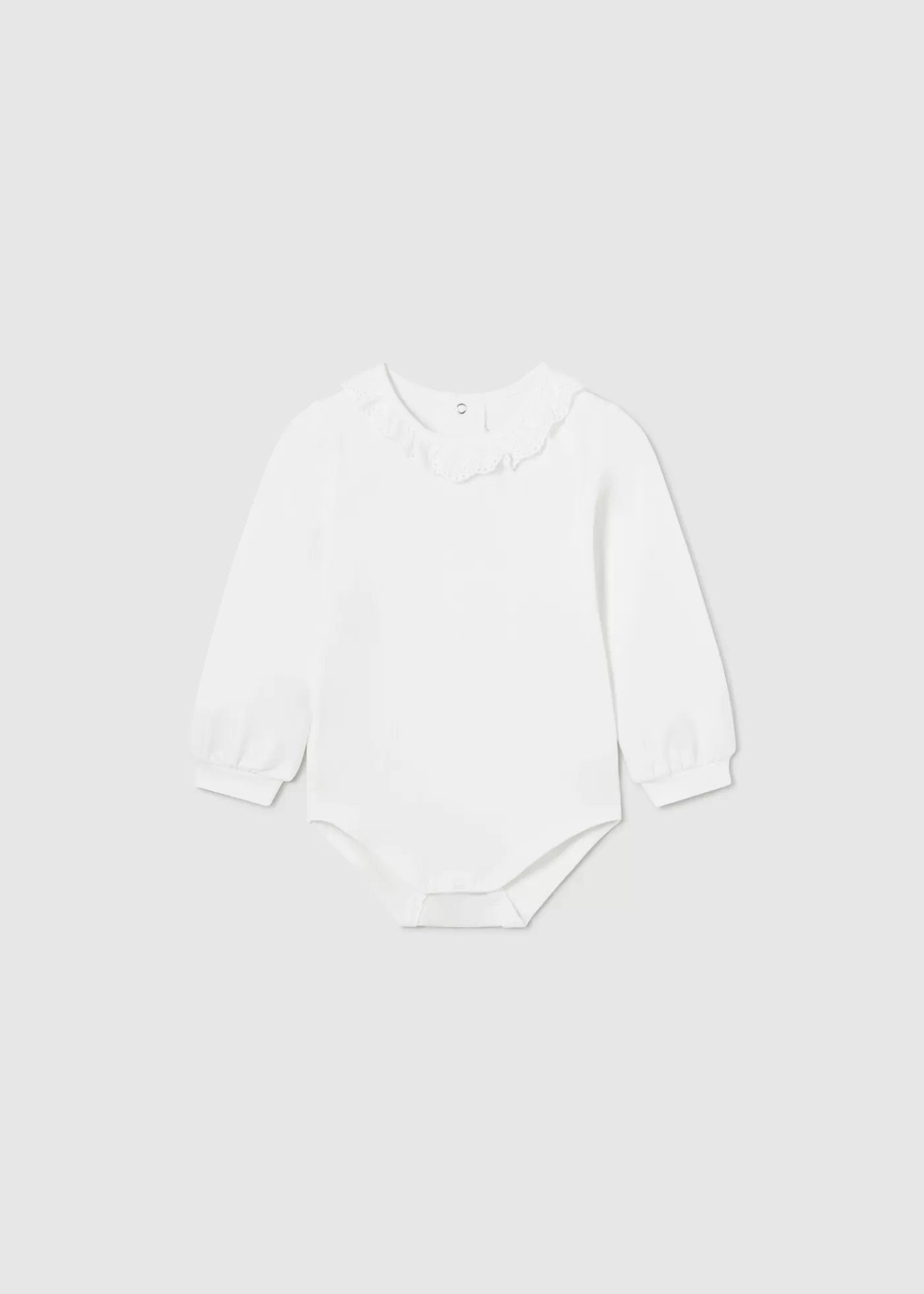 Mayoral Baby Basic Ruffle Bodysuit White Store