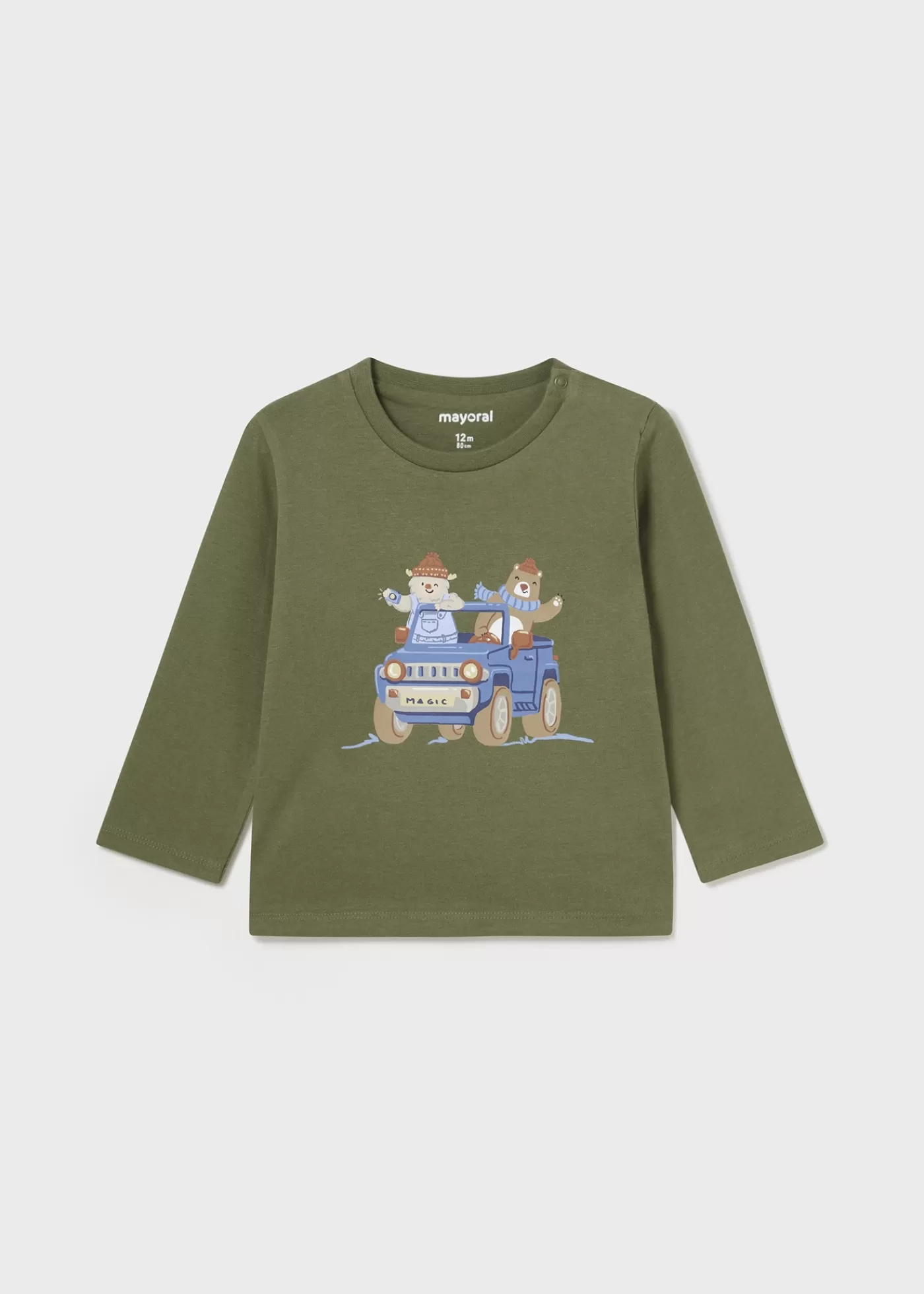 Mayoral Baby Car T-Shirt Forest Clearance