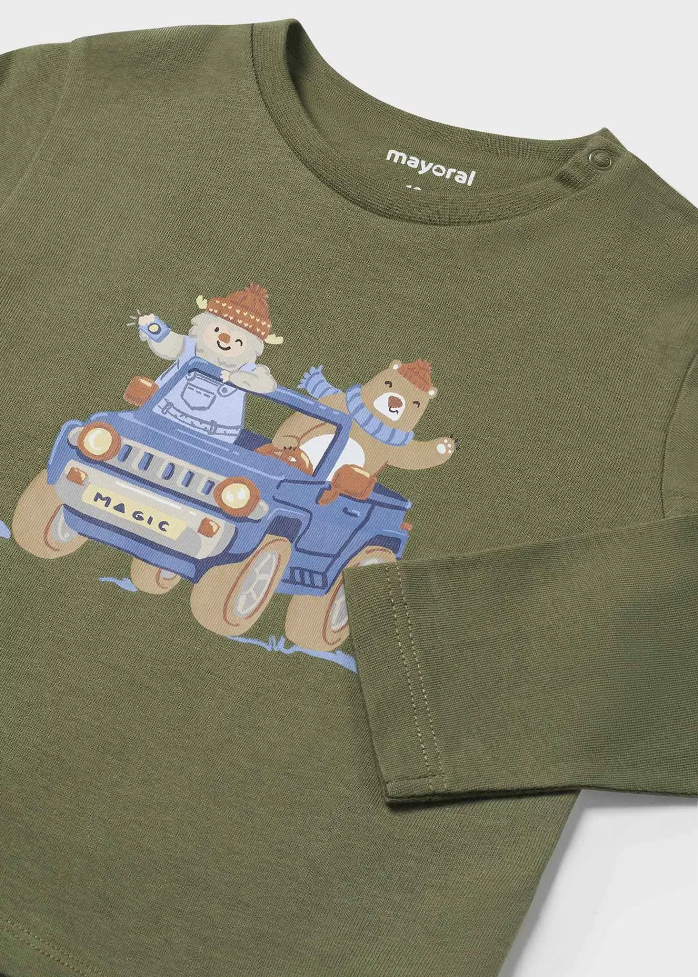 Mayoral Baby Car T-Shirt Forest Clearance