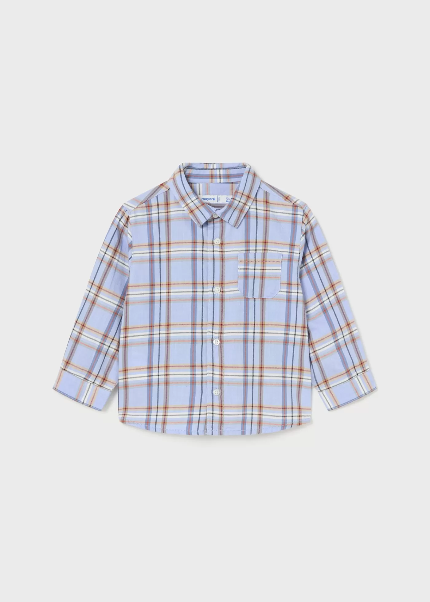 Mayoral Baby Check Shirt Lead Fashion