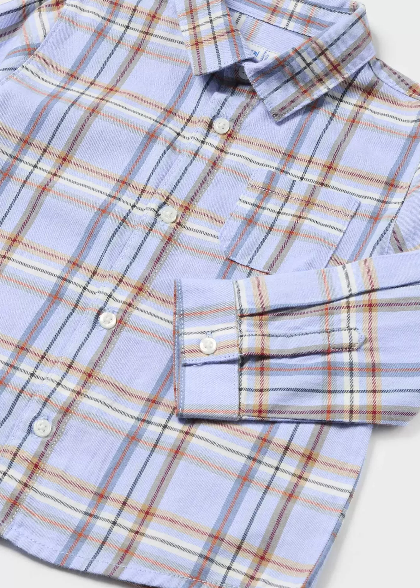 Mayoral Baby Check Shirt Lead Fashion