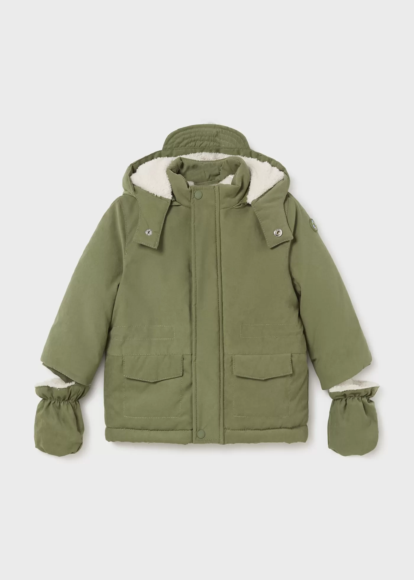 Mayoral Baby Coat with Mittens Forest Online