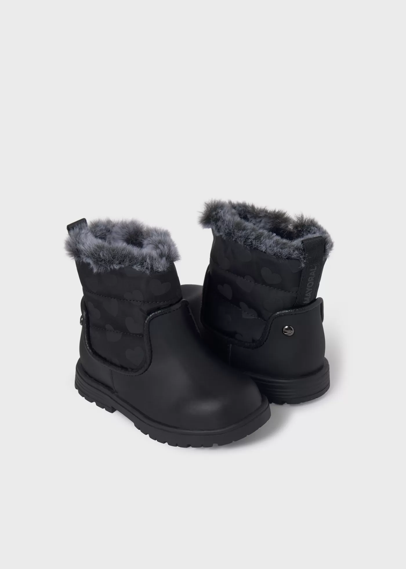Mayoral Baby Combined Ankle Boots Black Best Sale