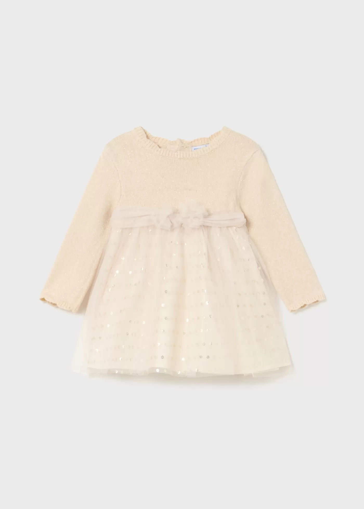 Mayoral Baby Combined Dress Marzipan Cheap