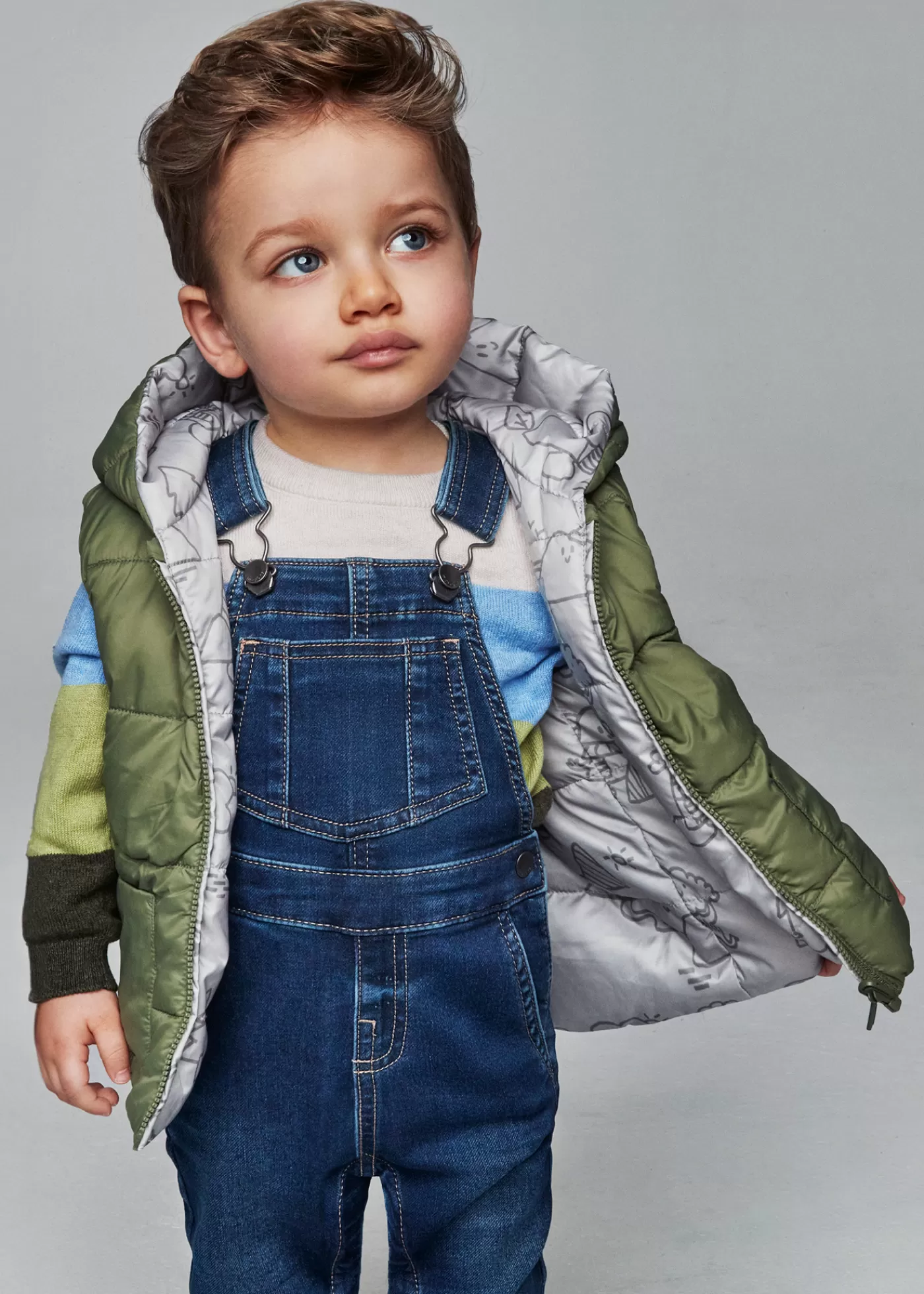 Mayoral Baby Denim Dungarees DarkJeans Best