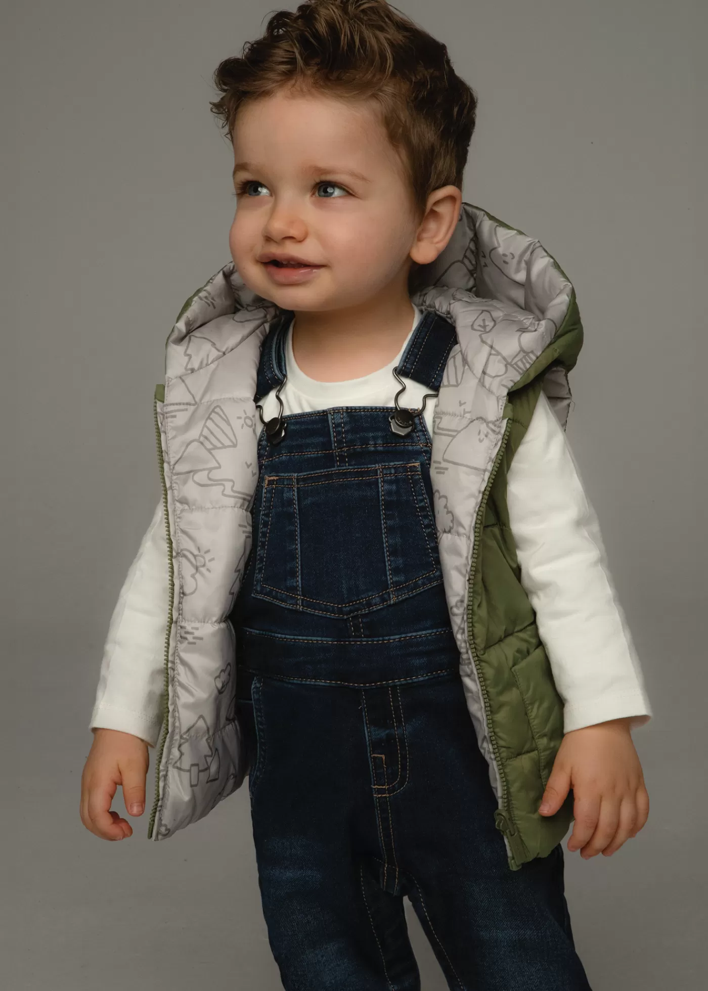 Mayoral Baby Denim Dungarees DarkJeans Best