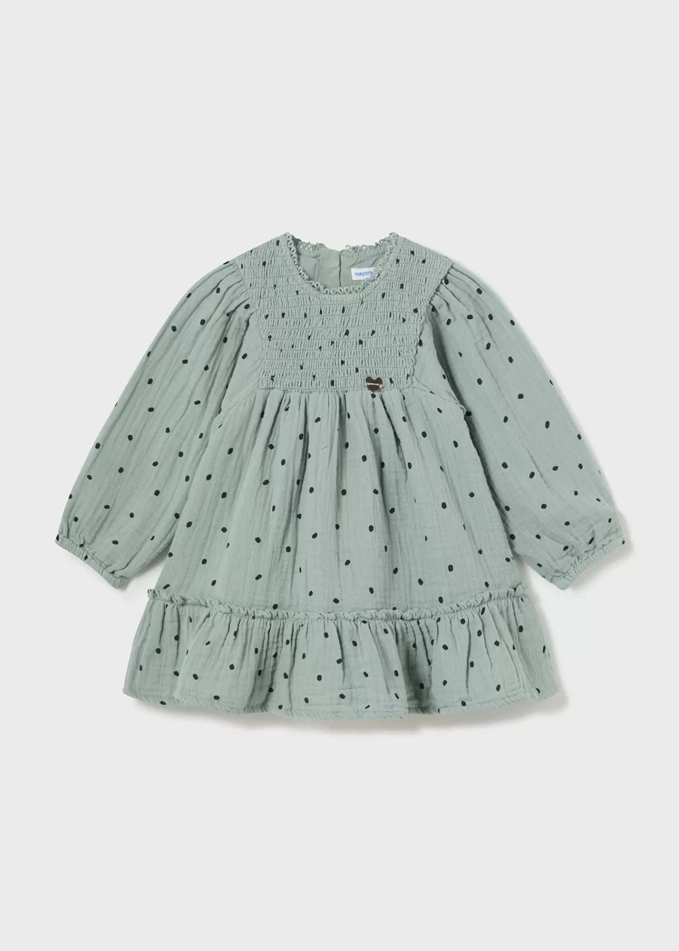 Mayoral Baby Fleck Dress Esmerald Cheap