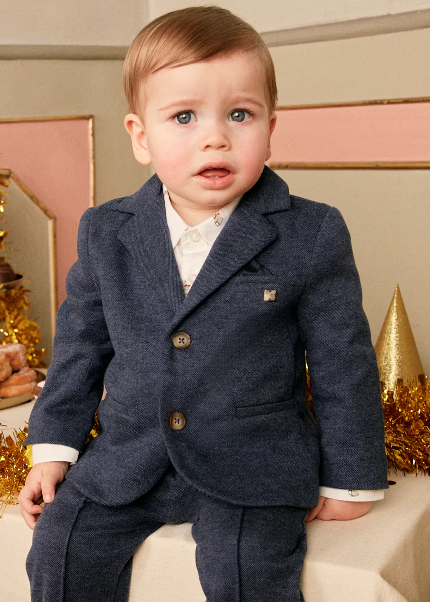 Mayoral Baby Formal Blazer Navyblue Hot