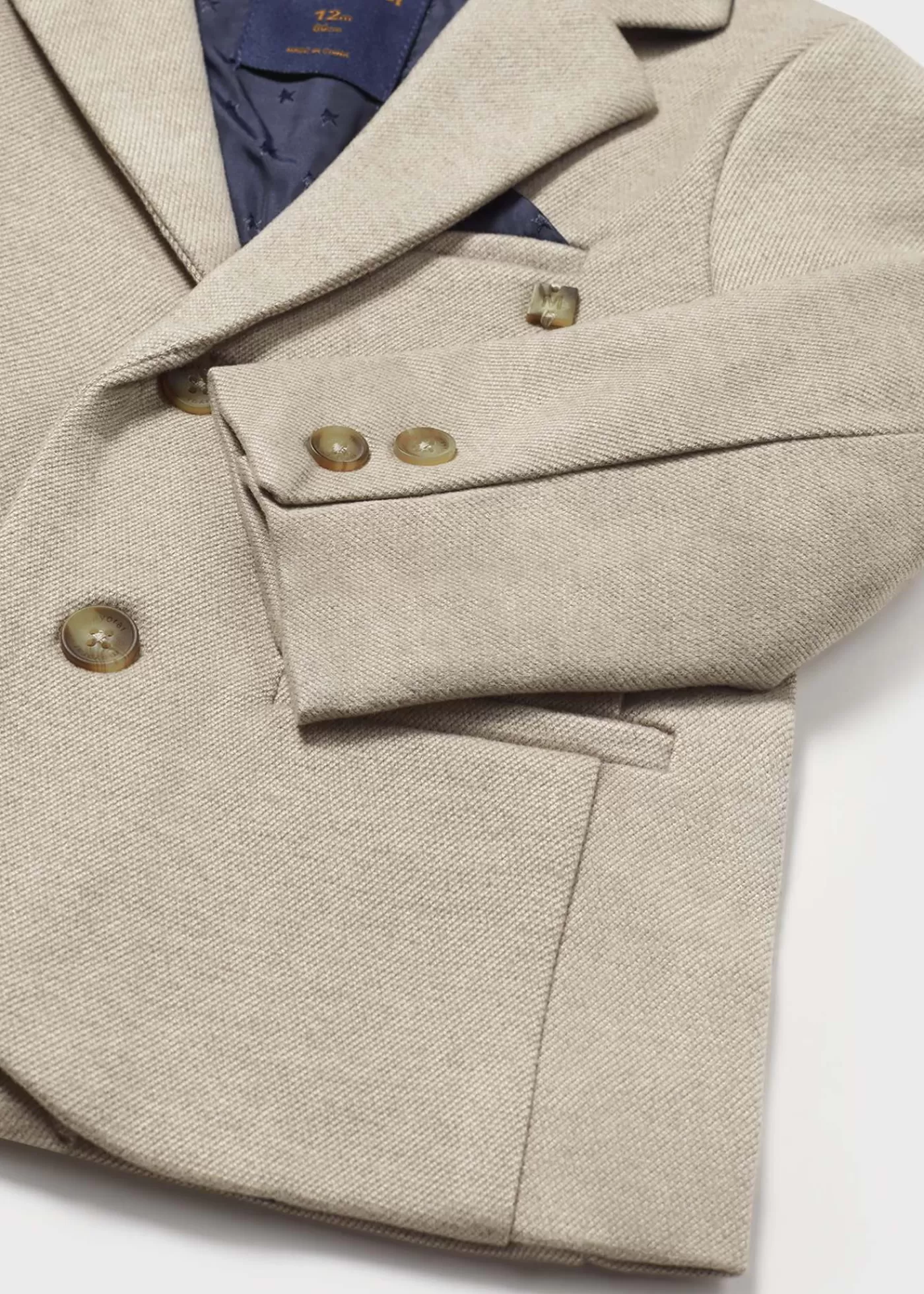 Mayoral Baby Formal Blazer Beige Discount