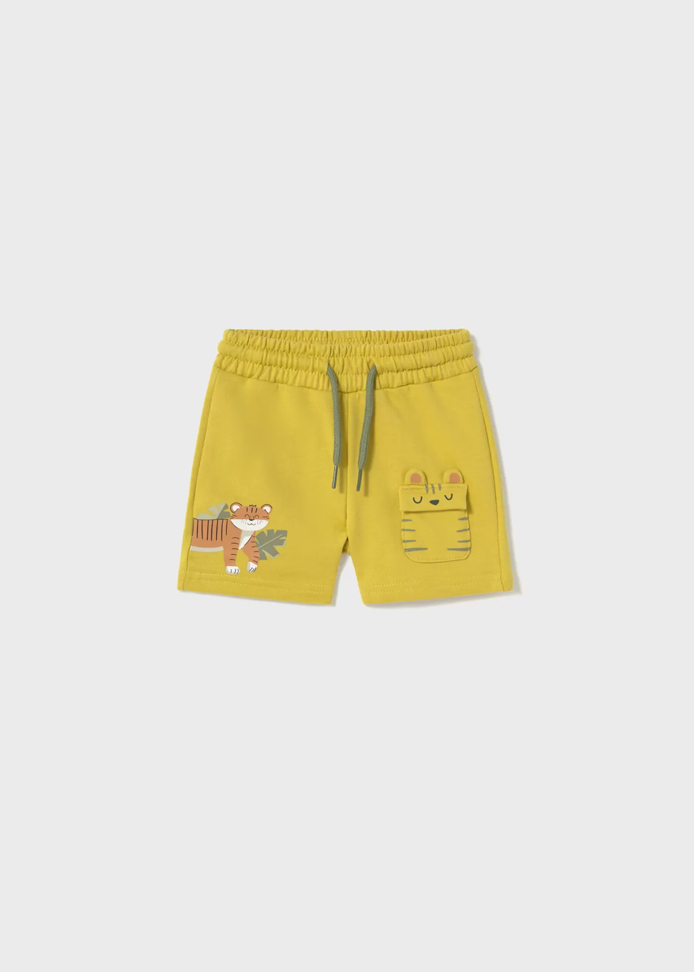 Mayoral Baby French Terry Shorts Gold Fashion