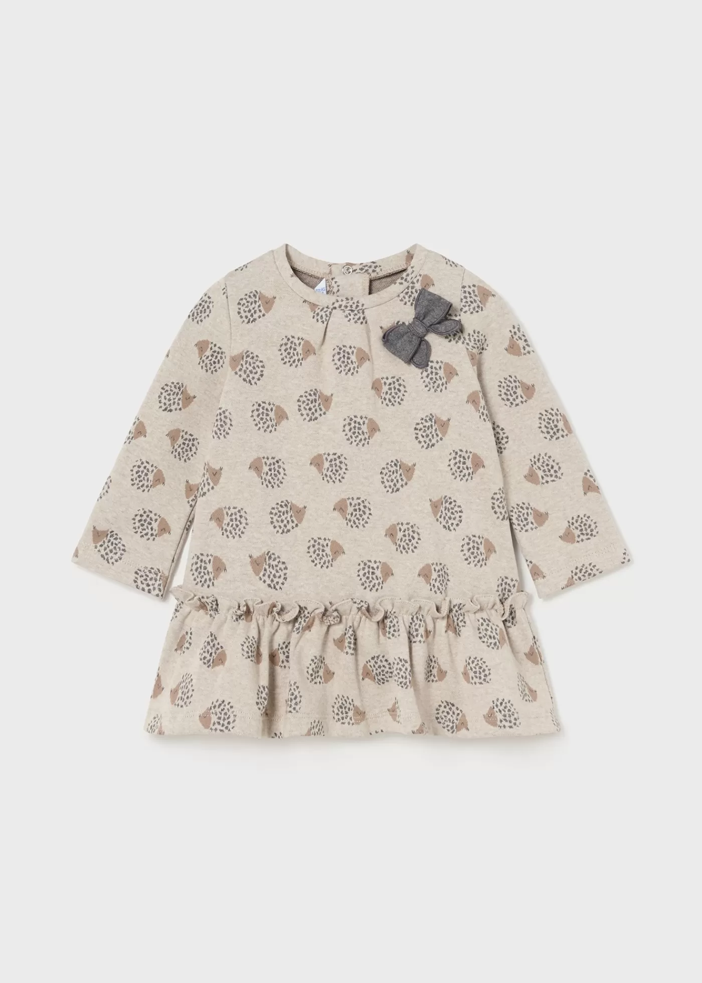 Mayoral Baby Jacquard Dress Biscuitvigoré Online