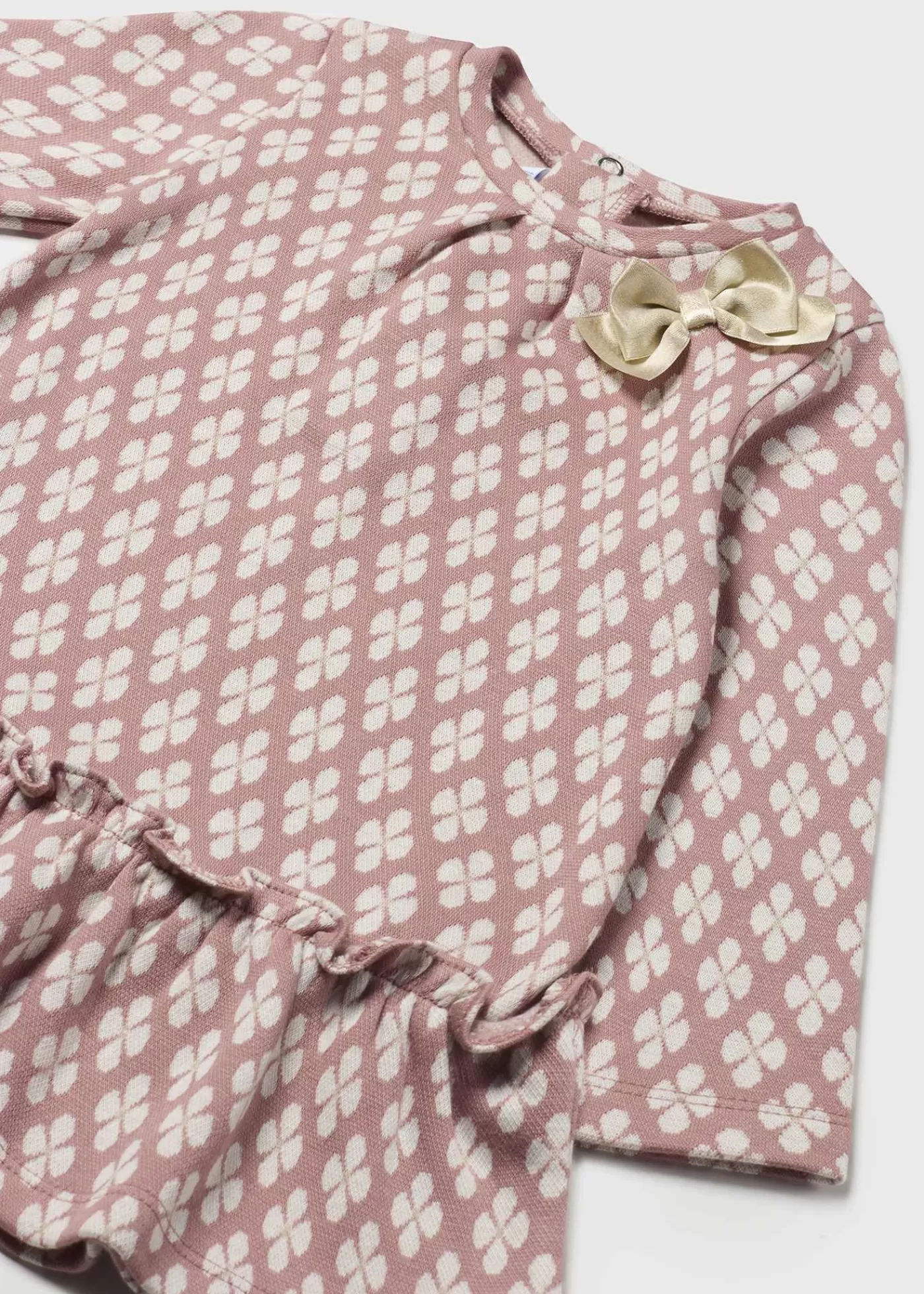 Mayoral Baby Jacquard Dress Rosy Best Sale