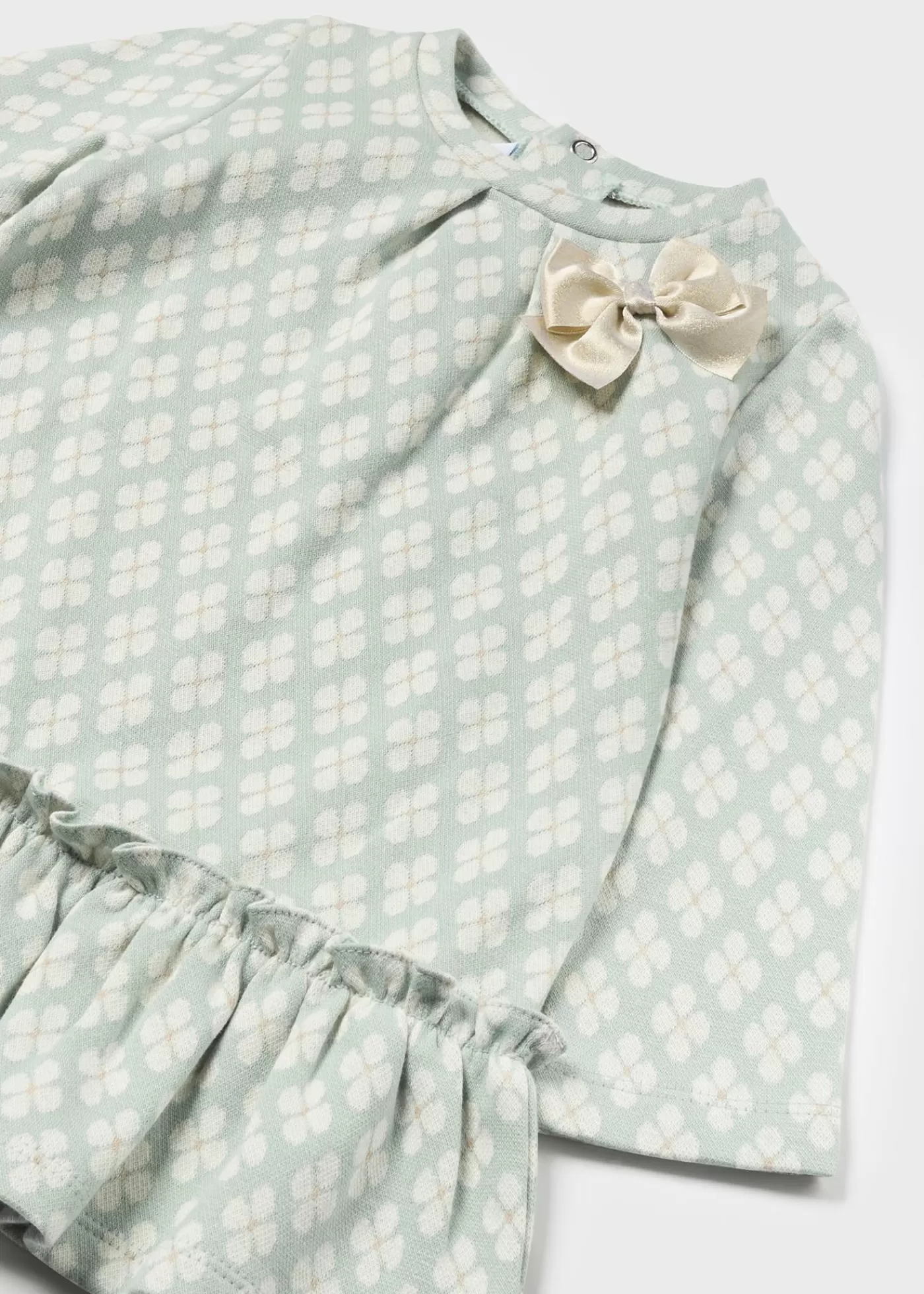 Mayoral Baby Jacquard Dress Jade Sale