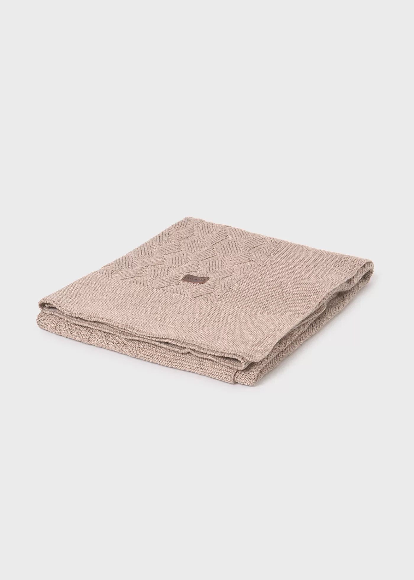 Mayoral Baby Knit Blanket Sesameheather Outlet