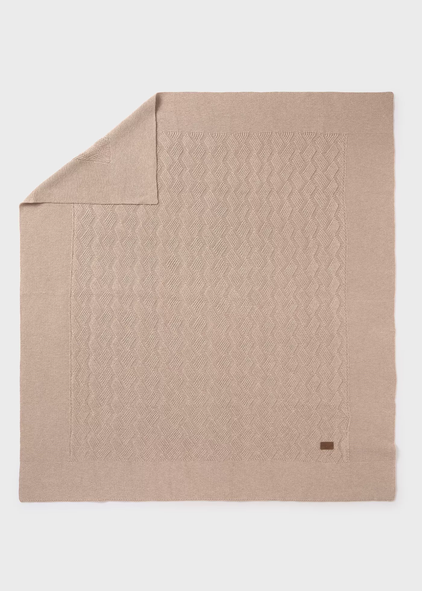 Mayoral Baby Knit Blanket Sesameheather Outlet