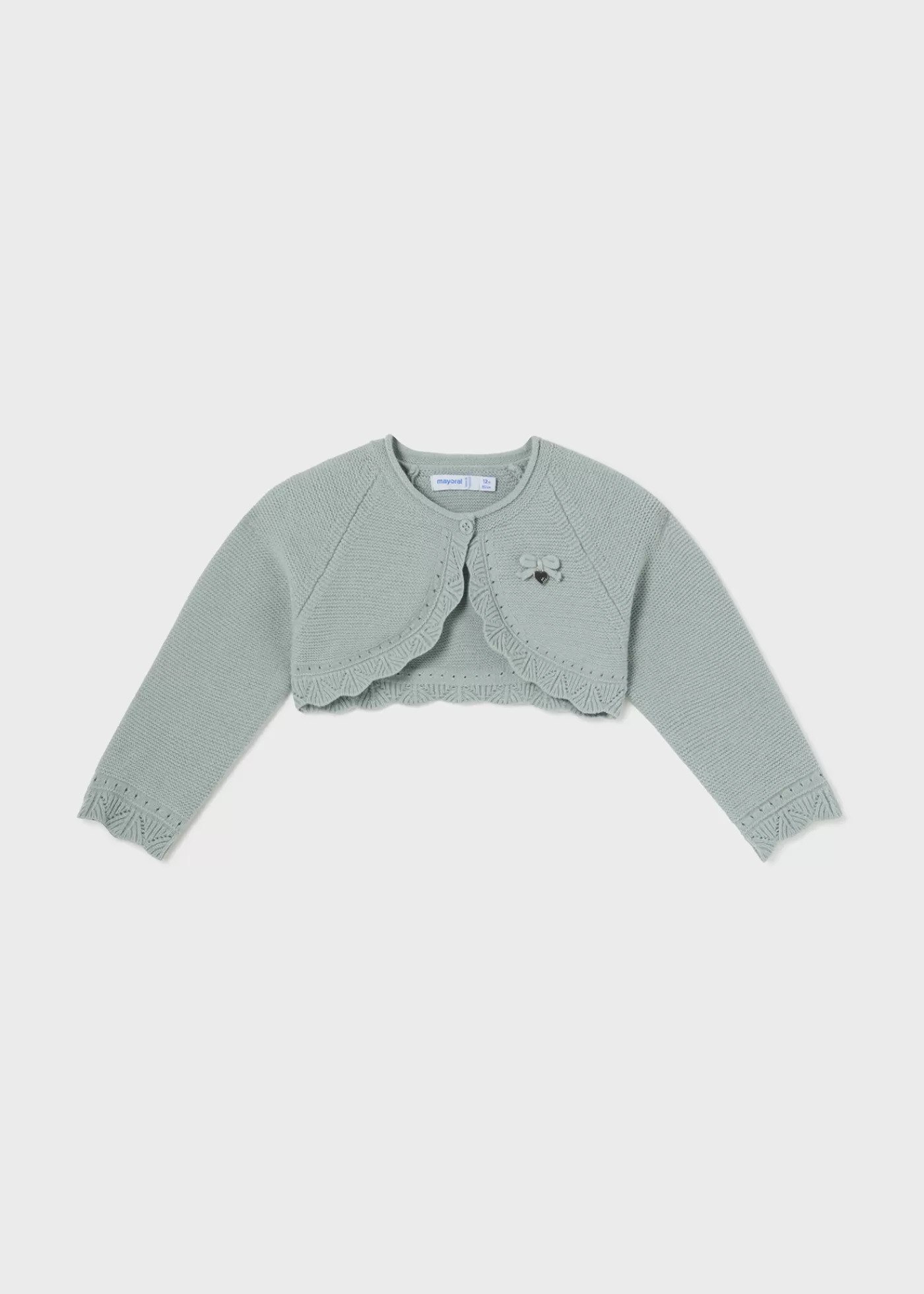 Mayoral Baby Knit Cardigan Jade Hot