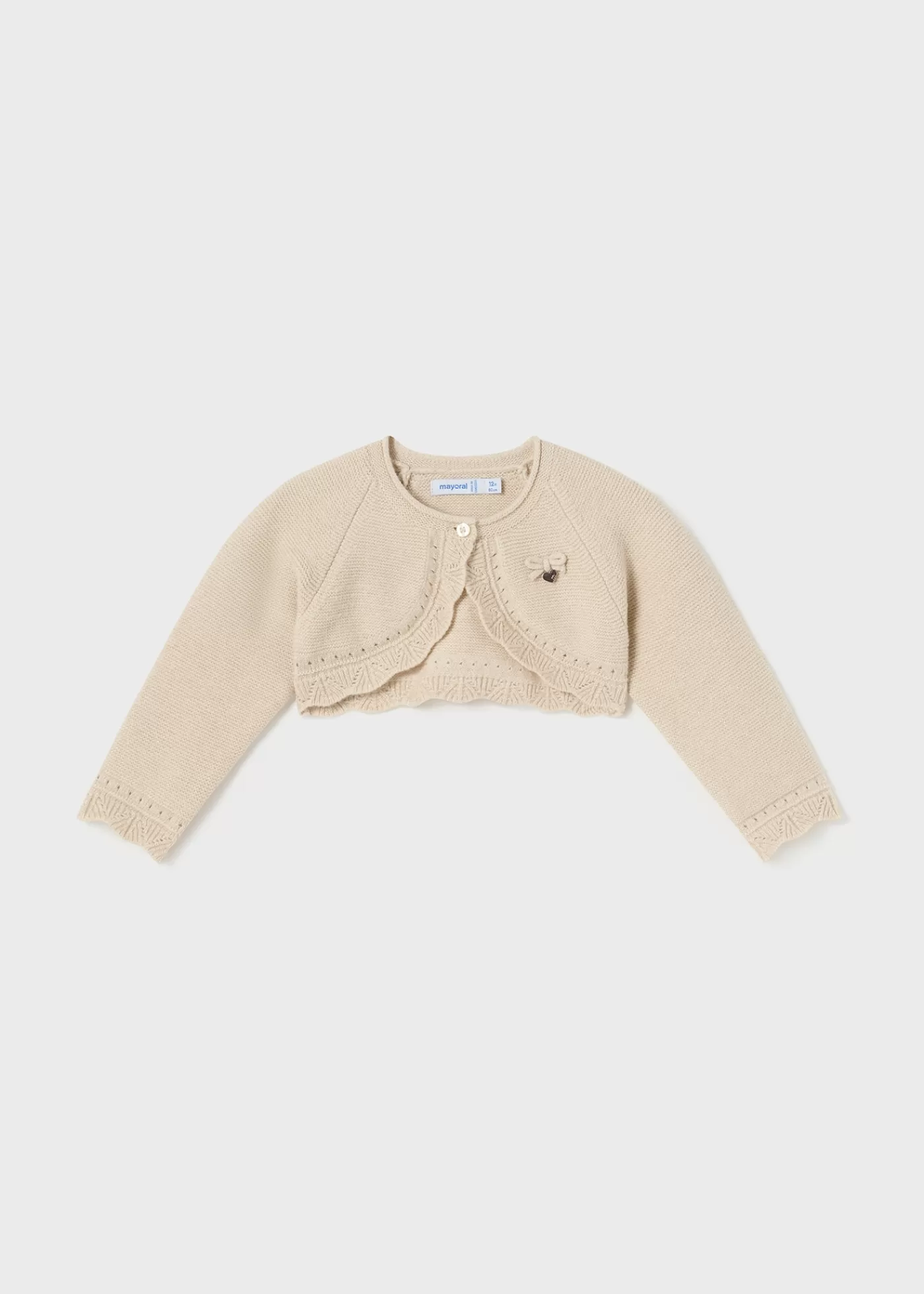 Mayoral Baby Knit Cardigan Marzipan Discount