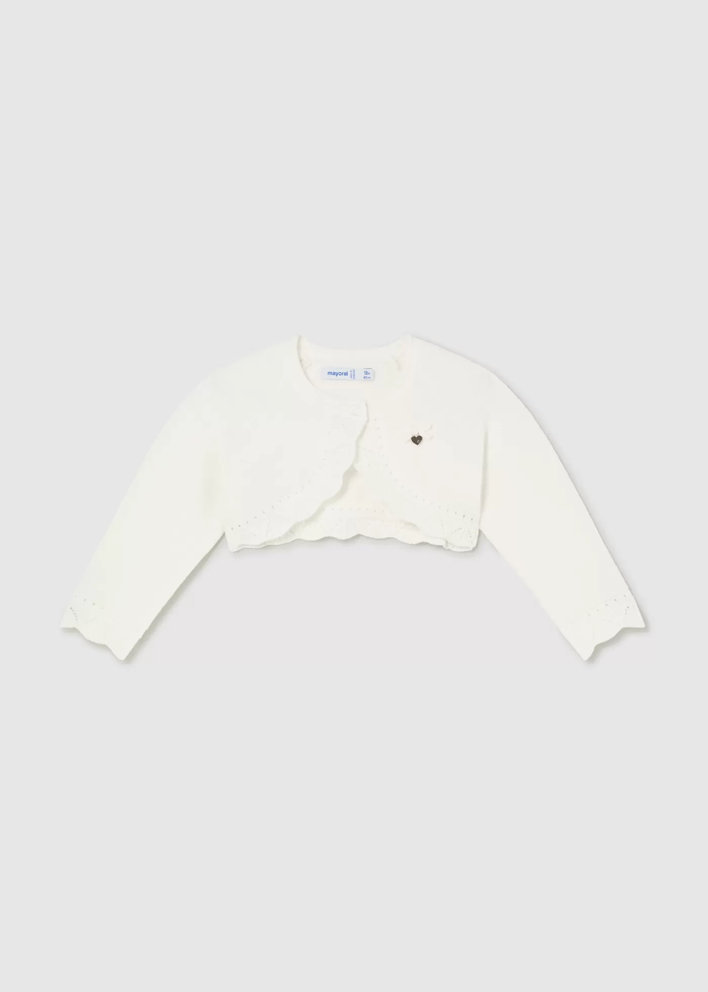 Mayoral Baby Knit Cardigan Offwhite Outlet