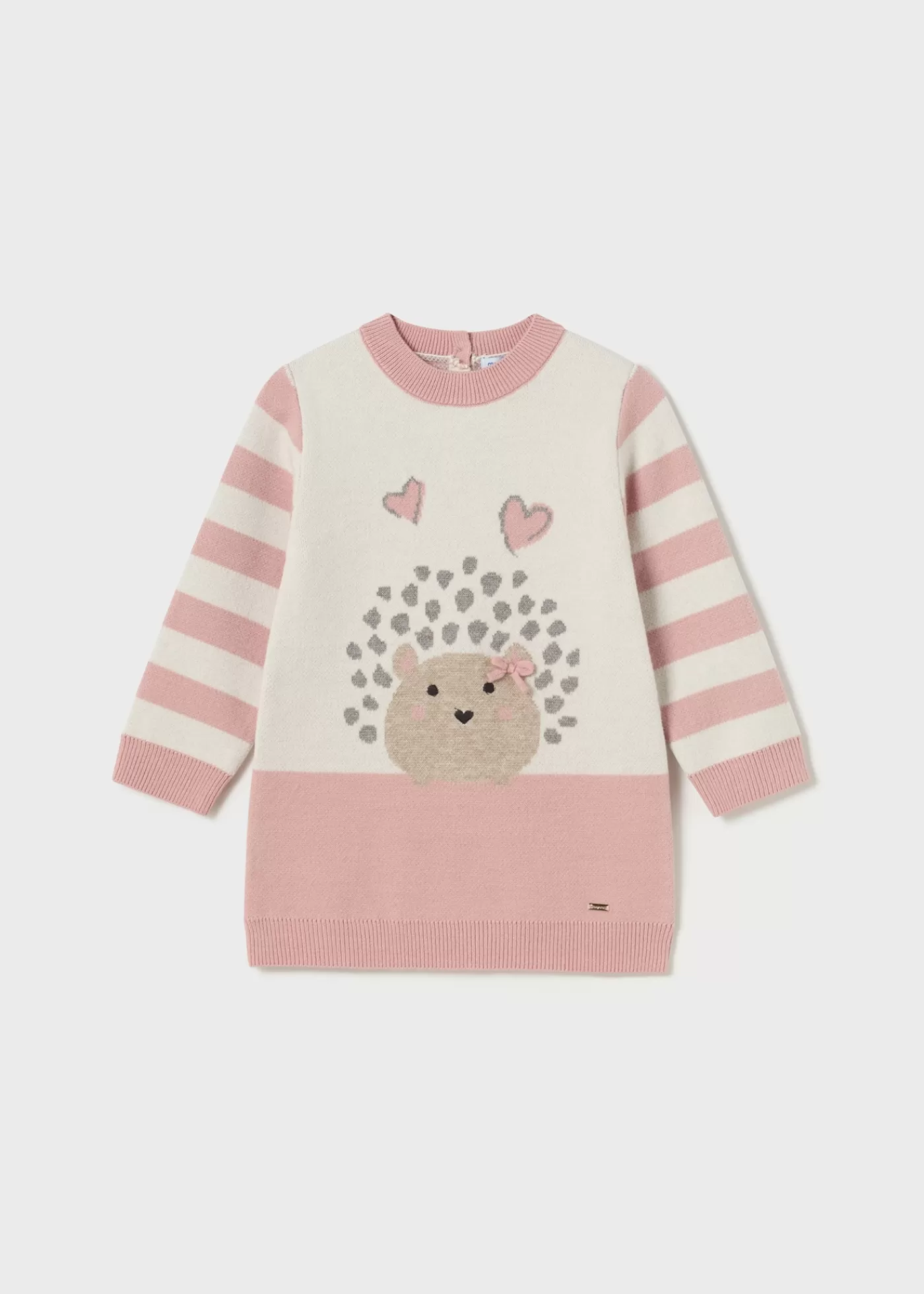 Mayoral Baby Knit Sweater Dress Blush Flash Sale