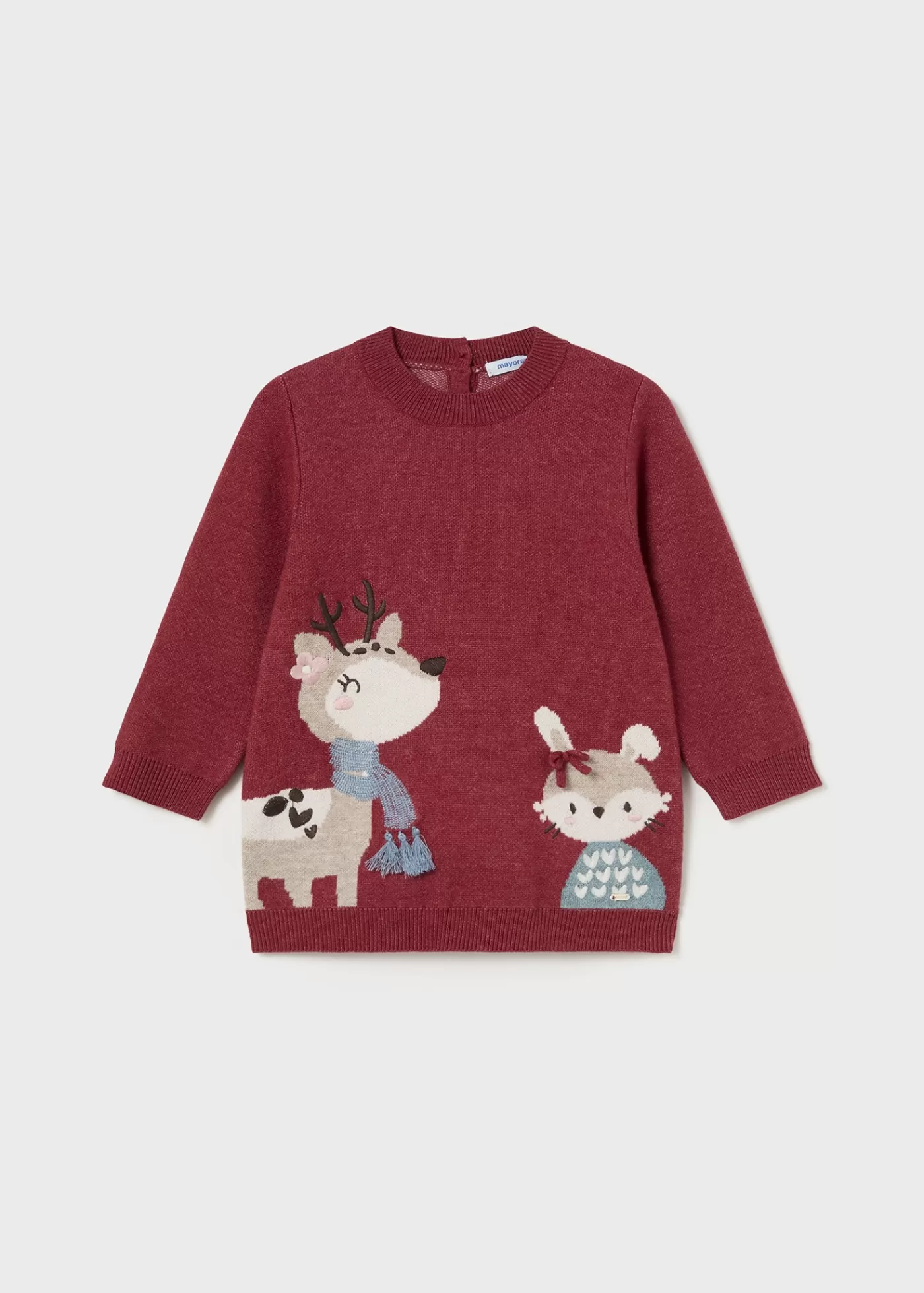 Mayoral Baby Knit Sweater Dress Tomatoheather Best Sale