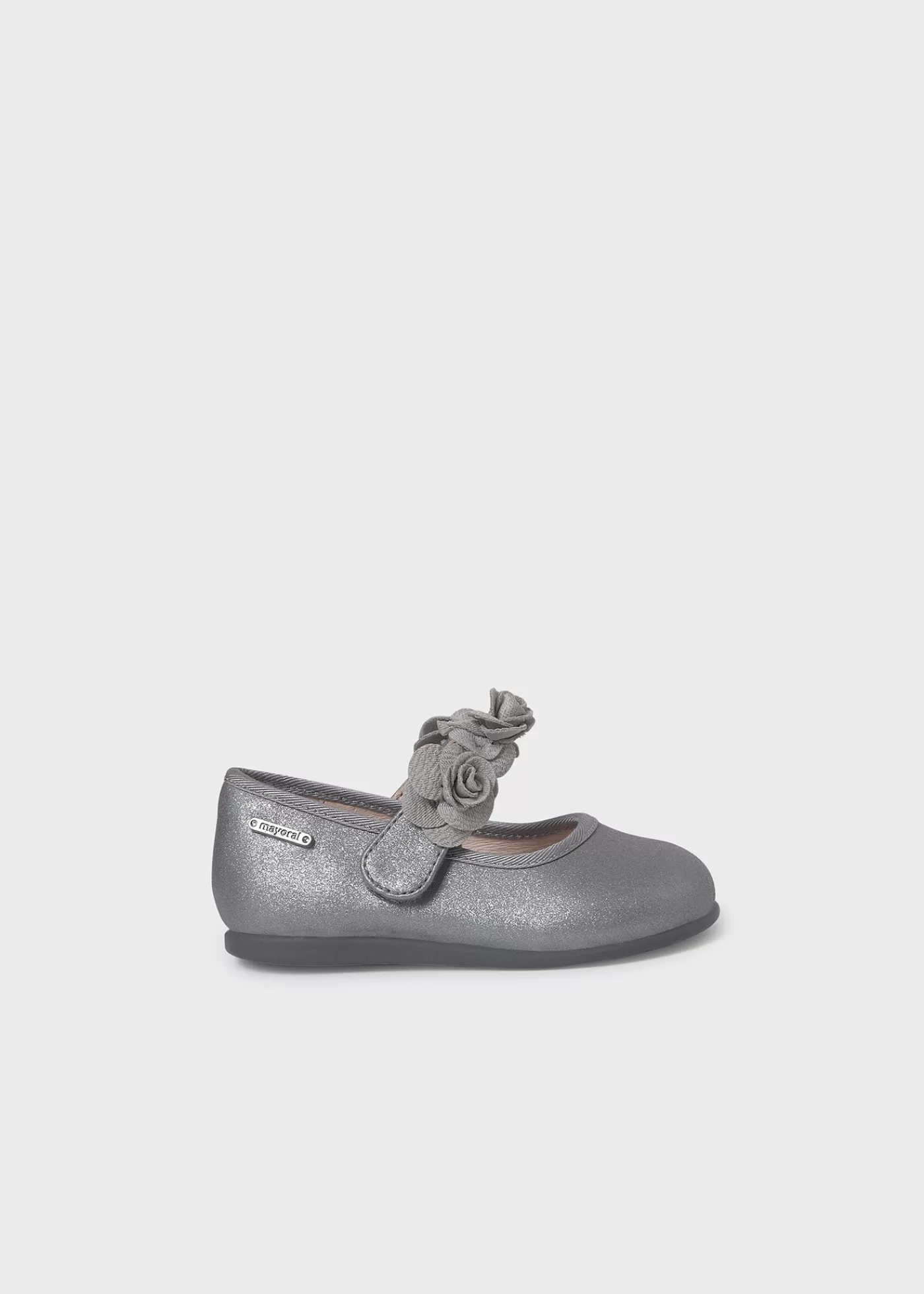 Mayoral Baby Metallic Flower Mary Janes Lead Cheap