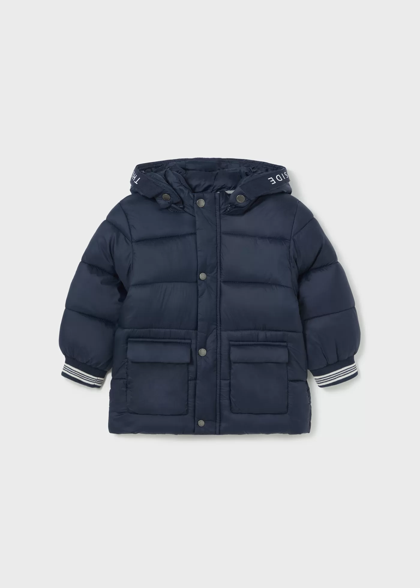 Mayoral Baby Padded Coat Navyblue Discount