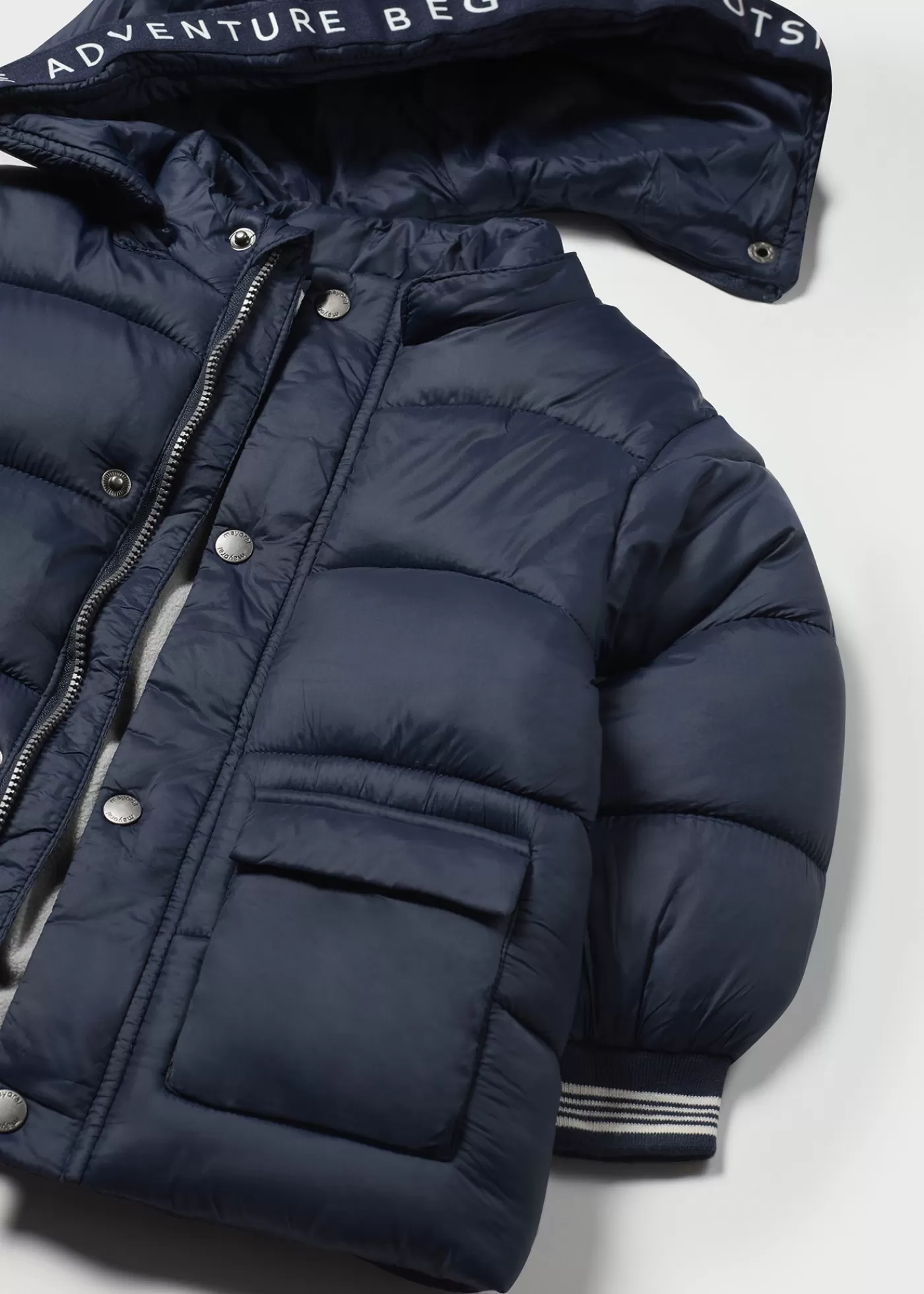 Mayoral Baby Padded Coat Navyblue Discount