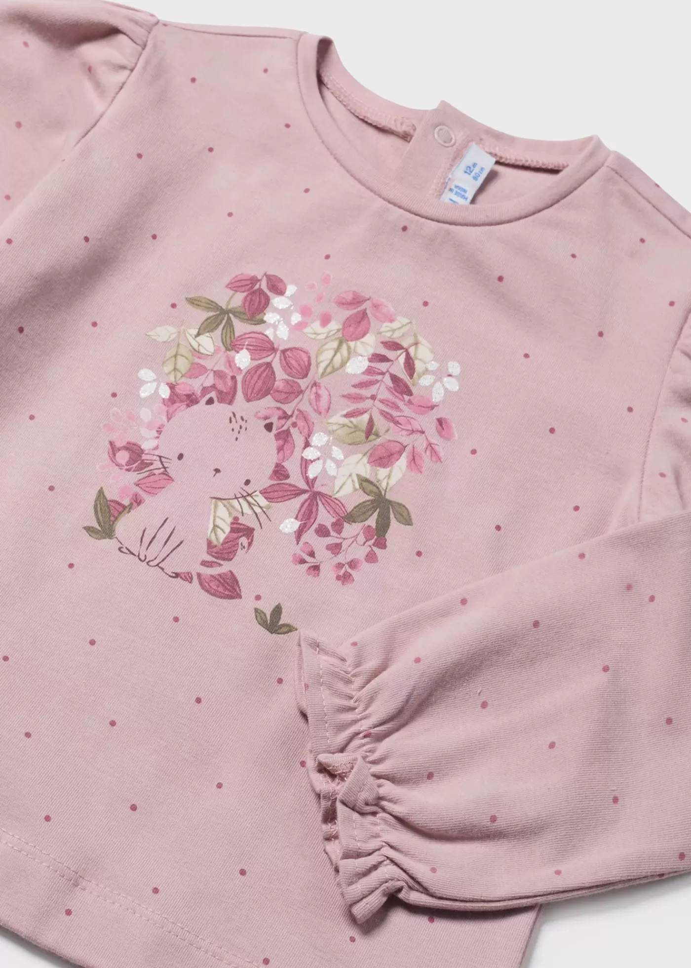 Mayoral Baby Polka Dot Print T-Shirt Petal Shop