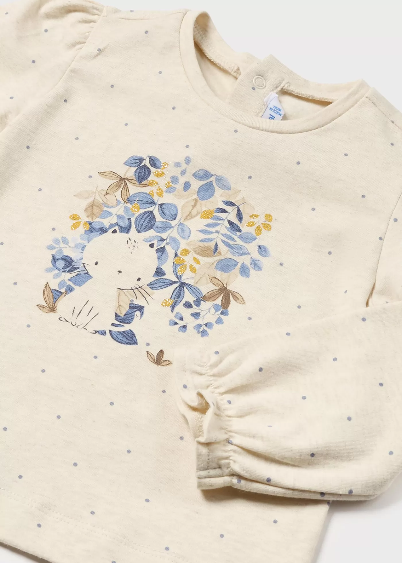 Mayoral Baby Polka Dot Print T-Shirt Milkvigour Cheap
