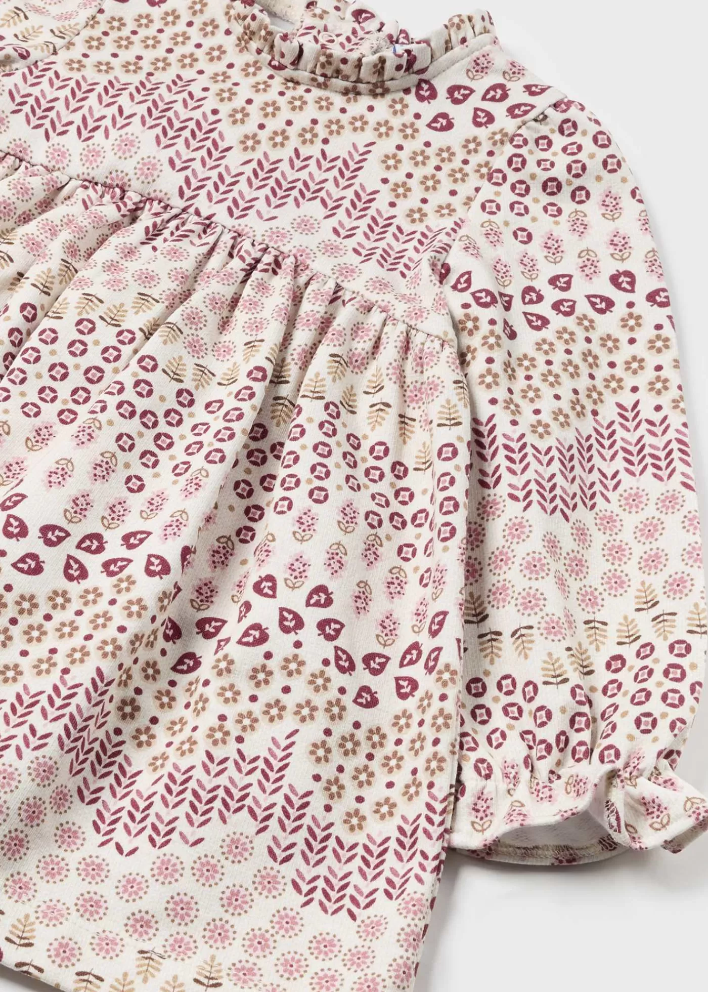 Mayoral Baby Print Dress Chickpea Shop