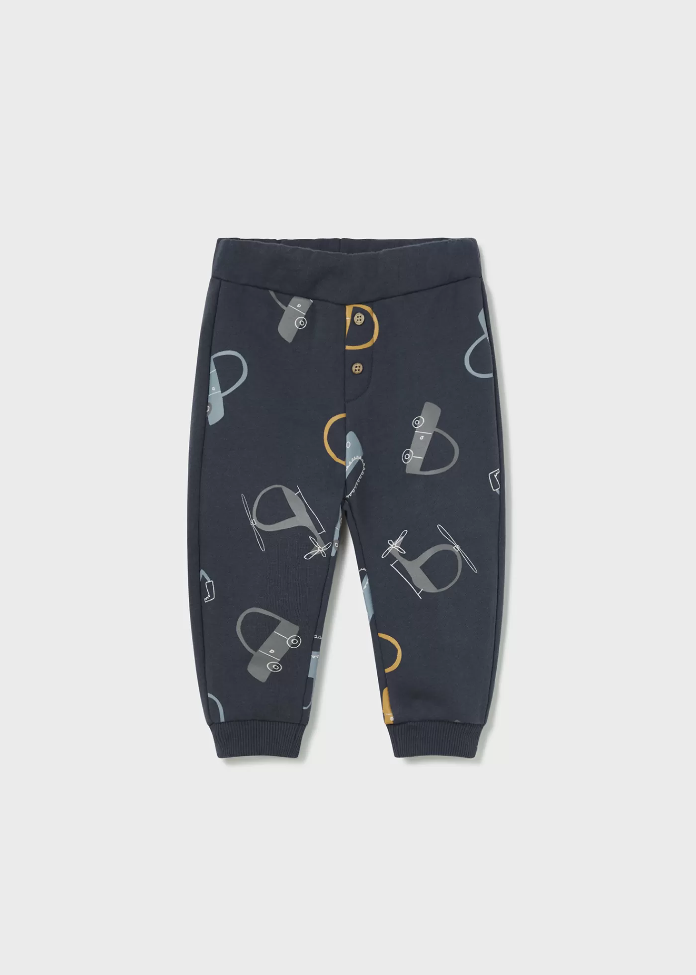 Mayoral Baby Print Joggers Petroleum Hot
