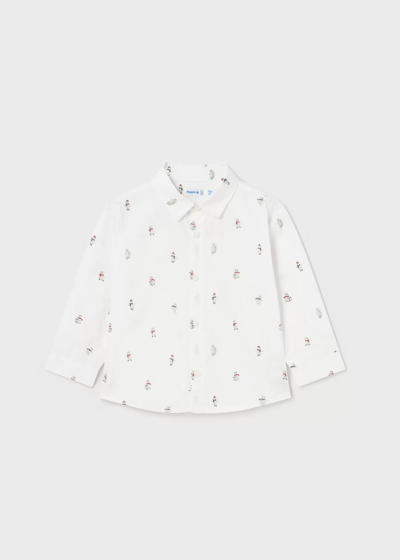 Mayoral Baby Print Shirt Bearprint Cheap