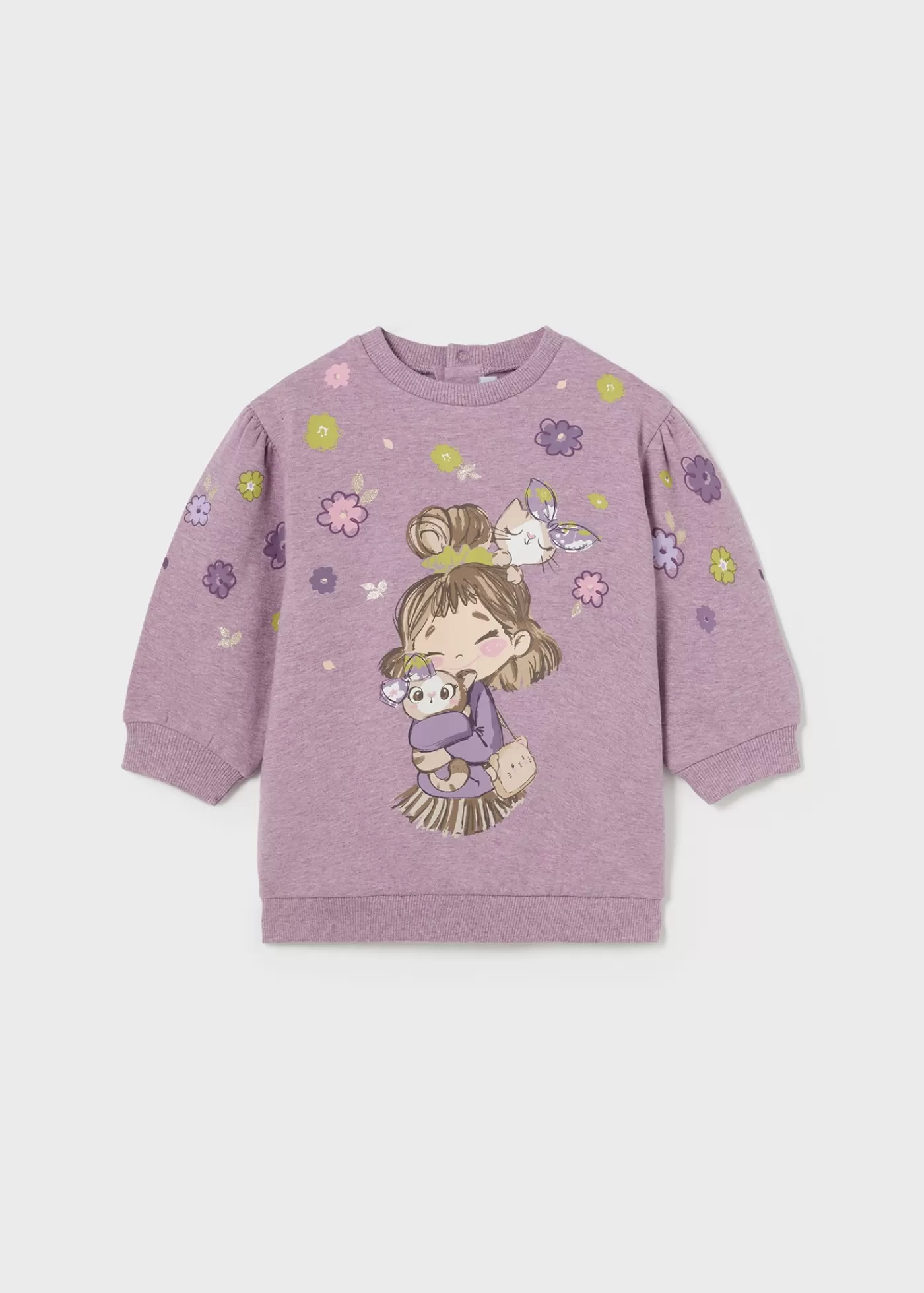 Mayoral Baby Print Sweater Dress Orquídeavigoré Store