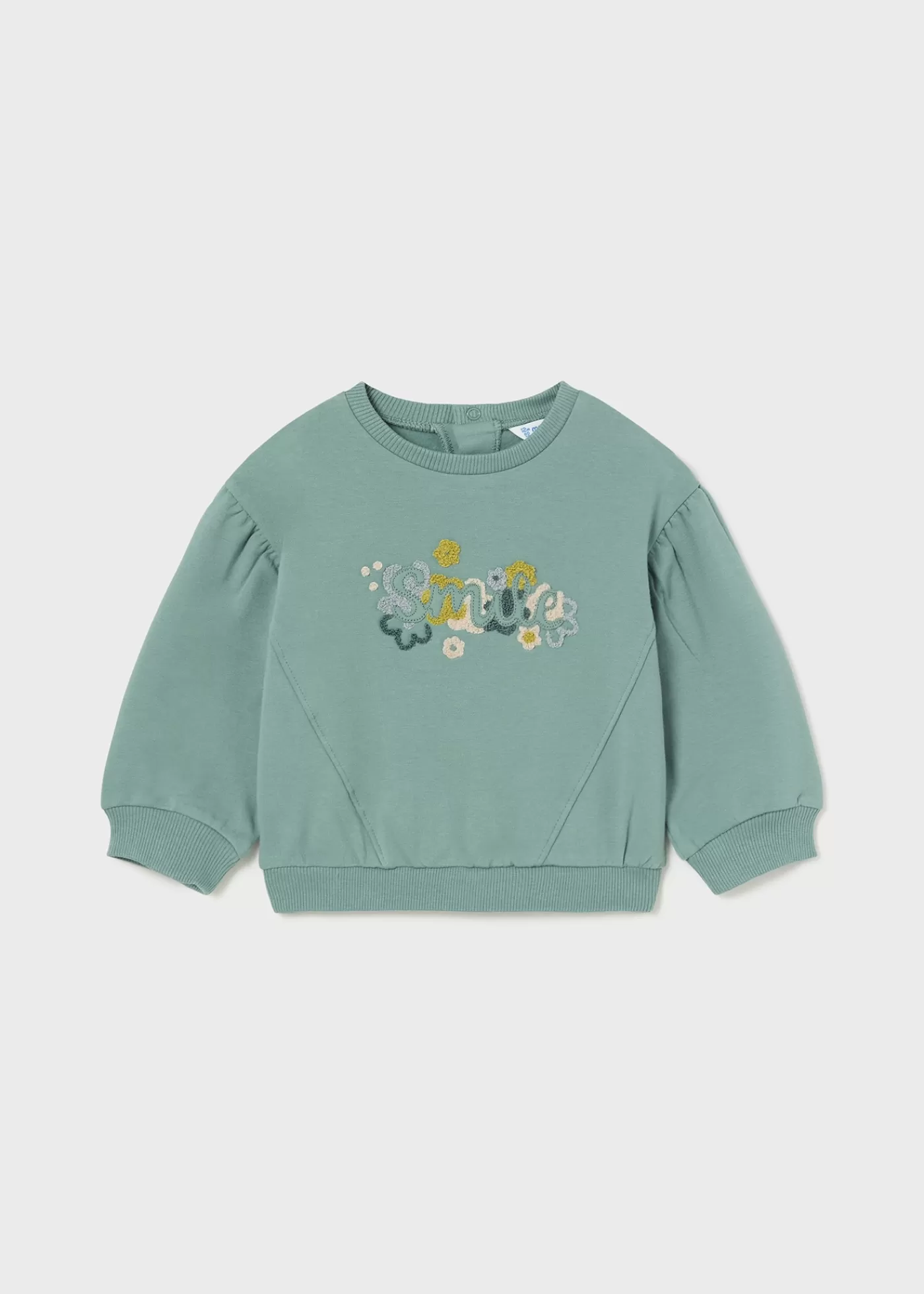 Mayoral Baby Puffed Sleeve Sweater Agate Hot