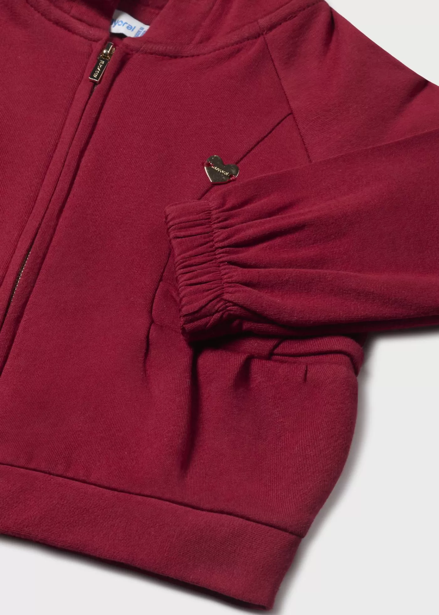 Mayoral Baby Raglan Sleeved Zip Hoodie Cherry Shop