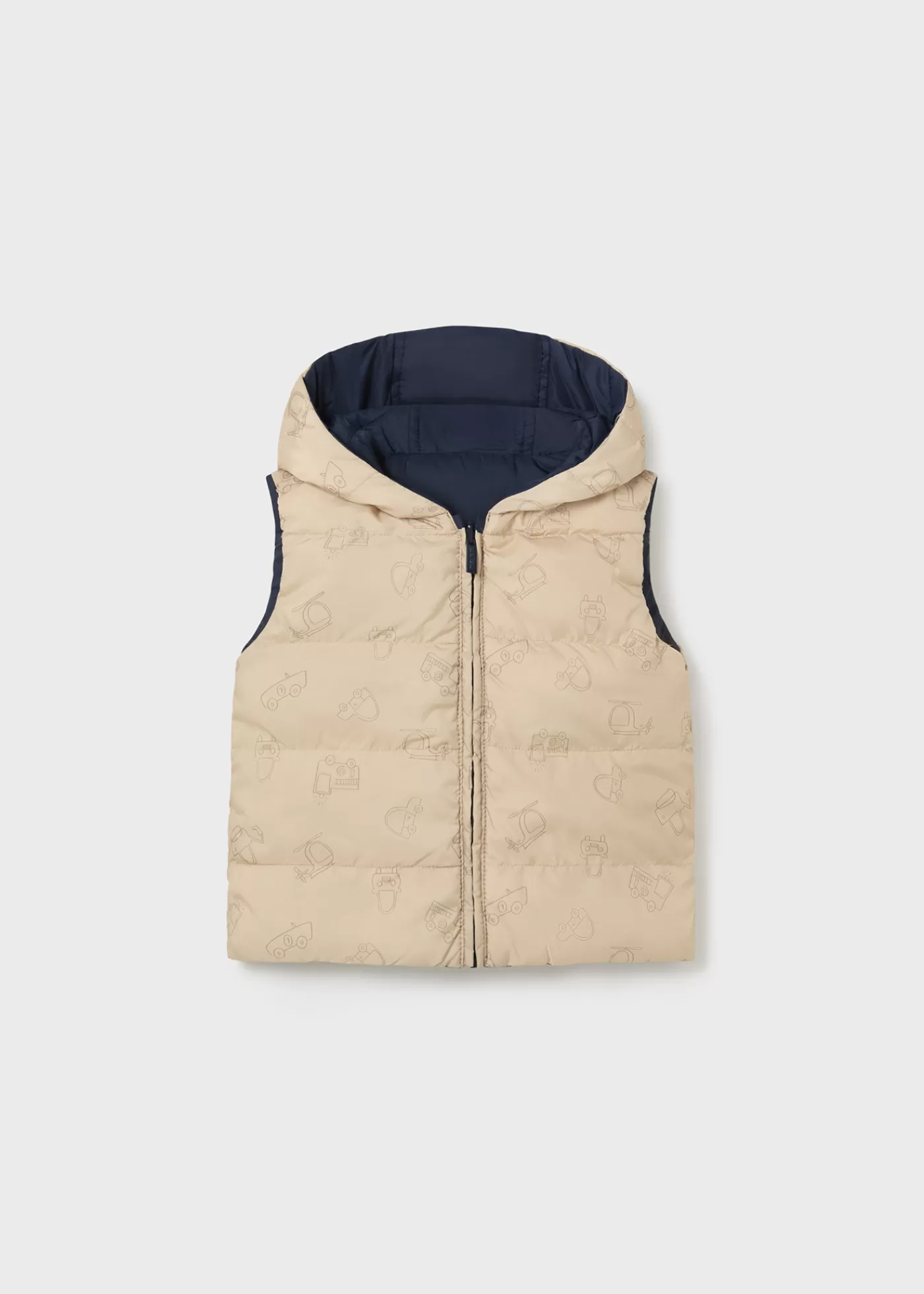 Mayoral Baby Reversible Padded Vest 0 Outlet
