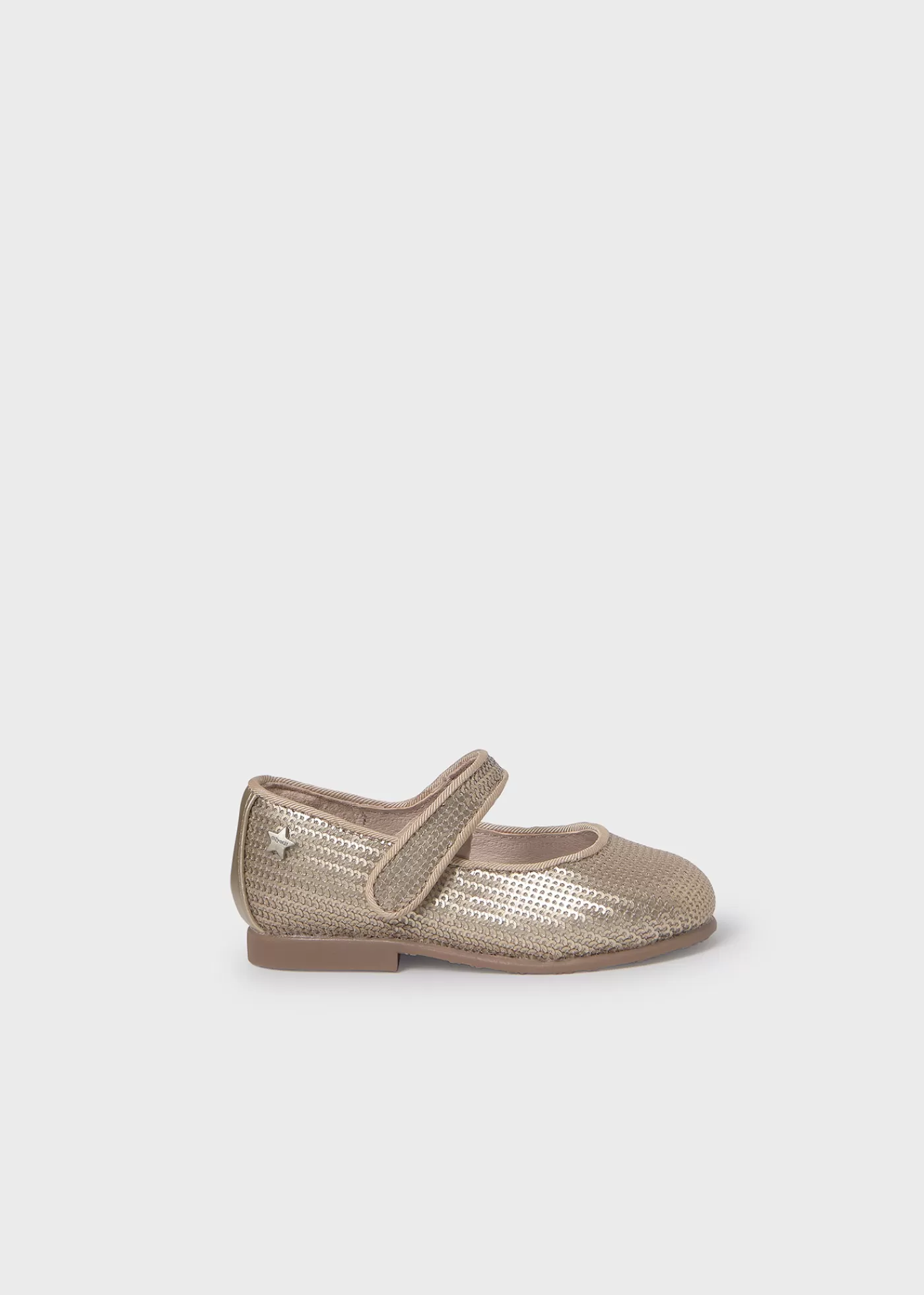 Mayoral Baby Sequined Mary Janes Gold New
