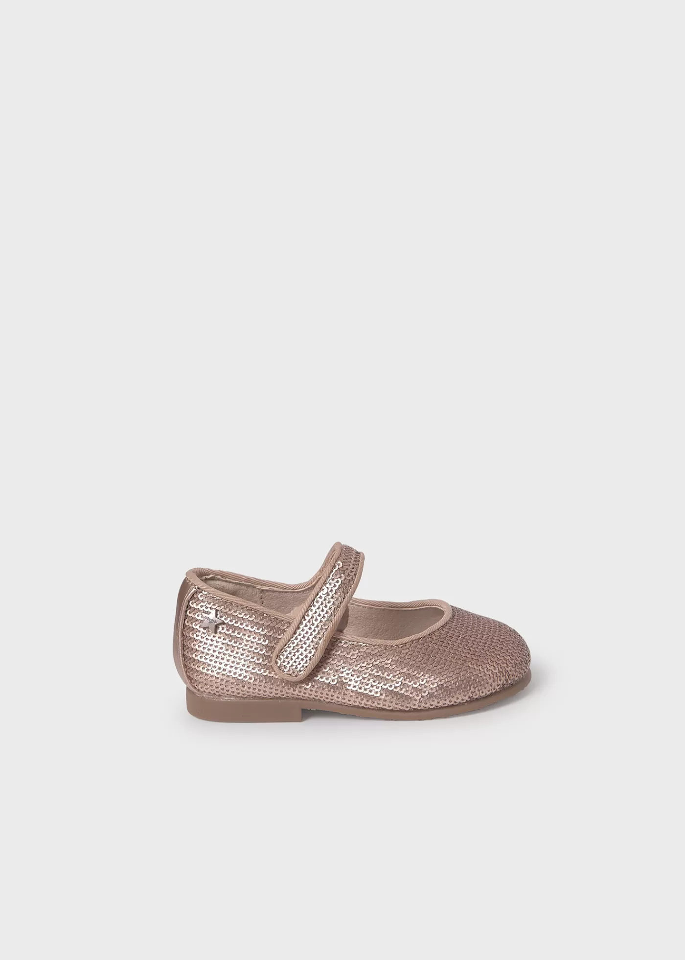 Mayoral Baby Sequined Mary Janes PinkGold Fashion