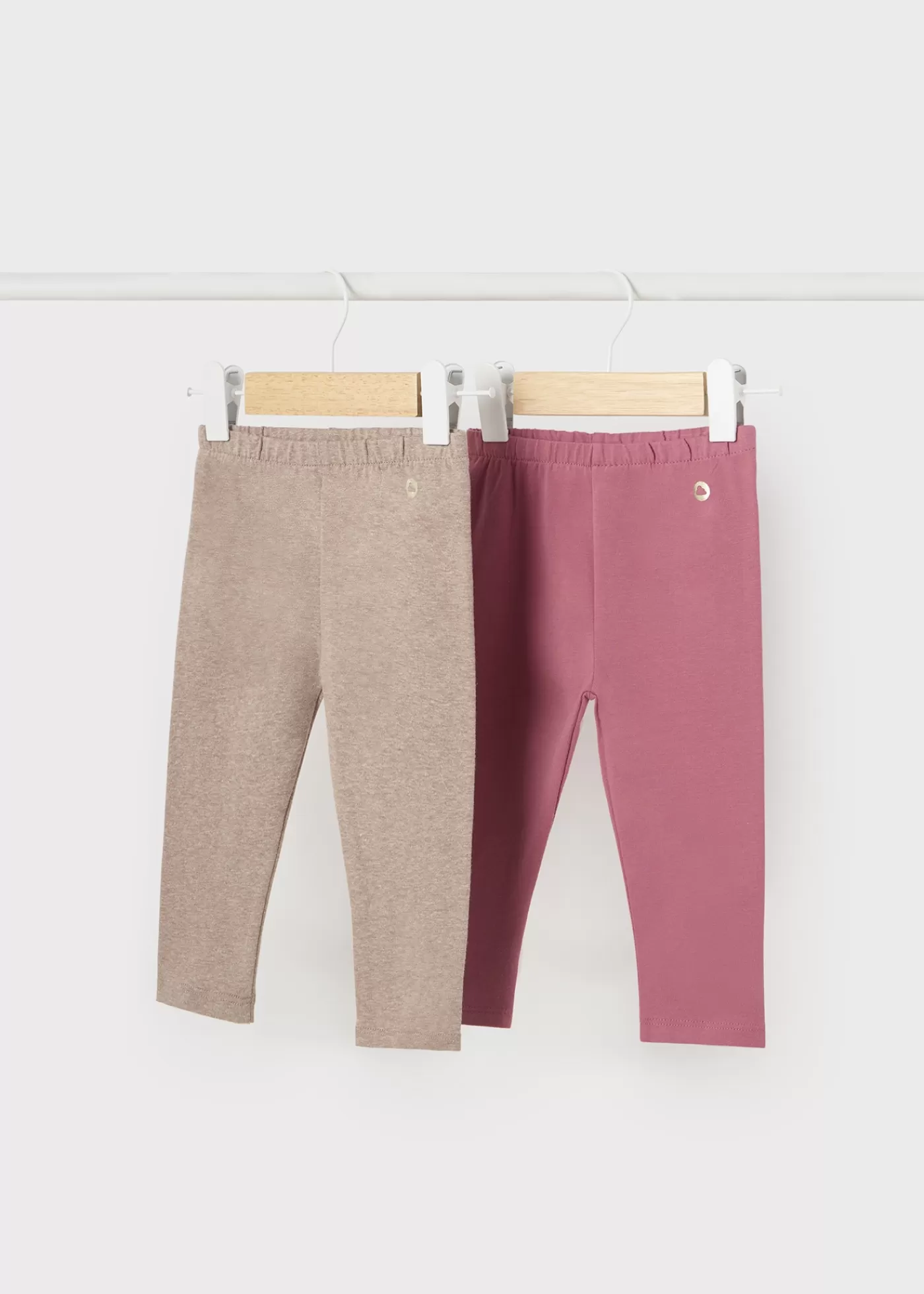 Mayoral Baby Set of 2 Basic Leggings Blush Outlet
