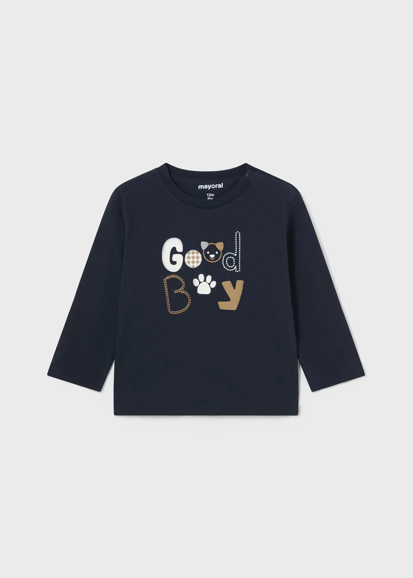 Mayoral Baby Set of 2 Puppy T-Shirts Ashheather Cheap