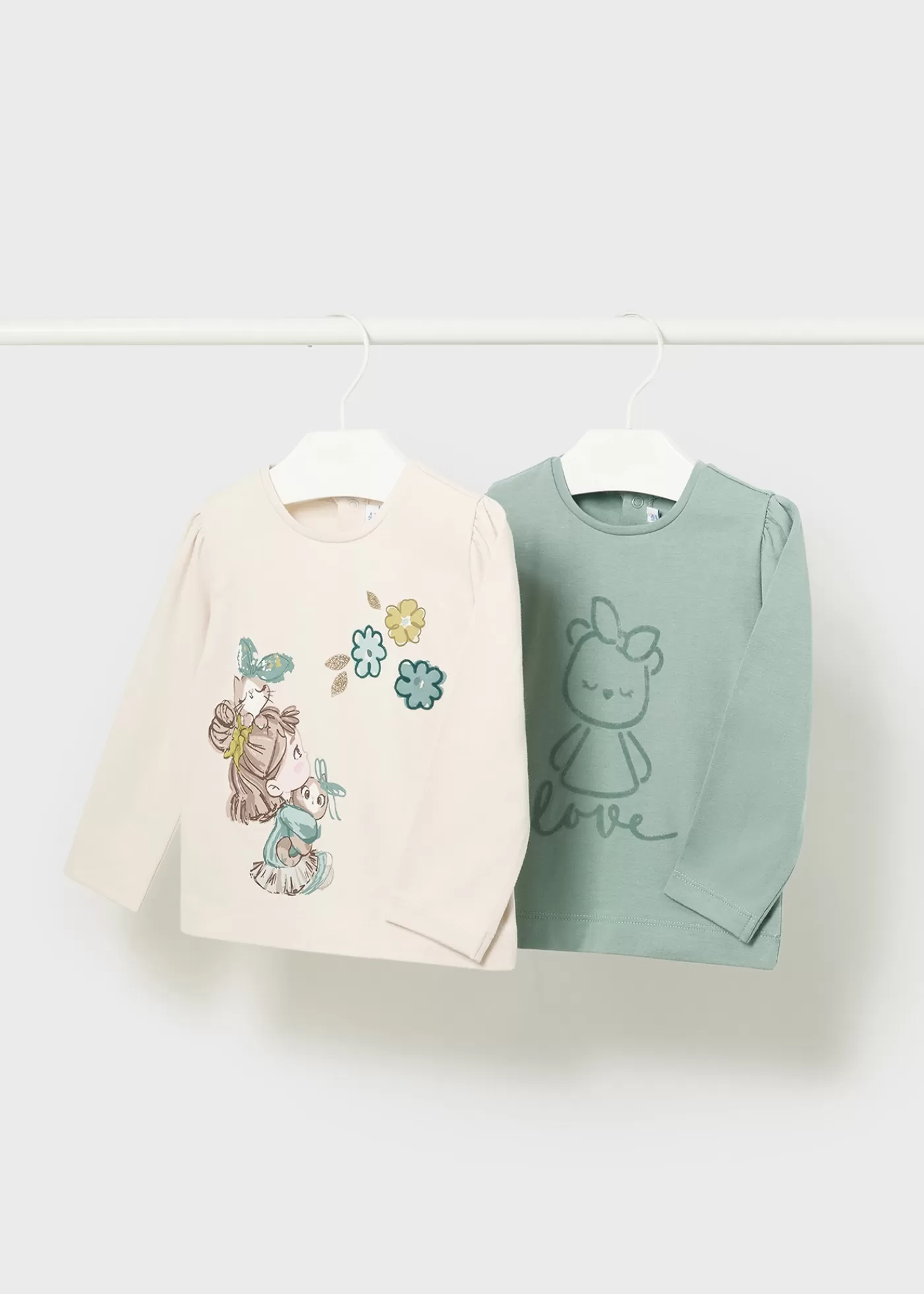 Mayoral Baby Set of 2 T-Shirts Esmerald Flash Sale